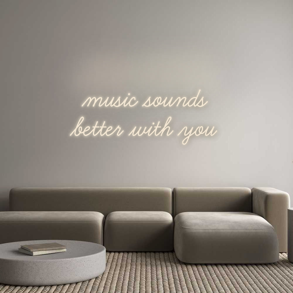 Custom Neon: music sounds
...