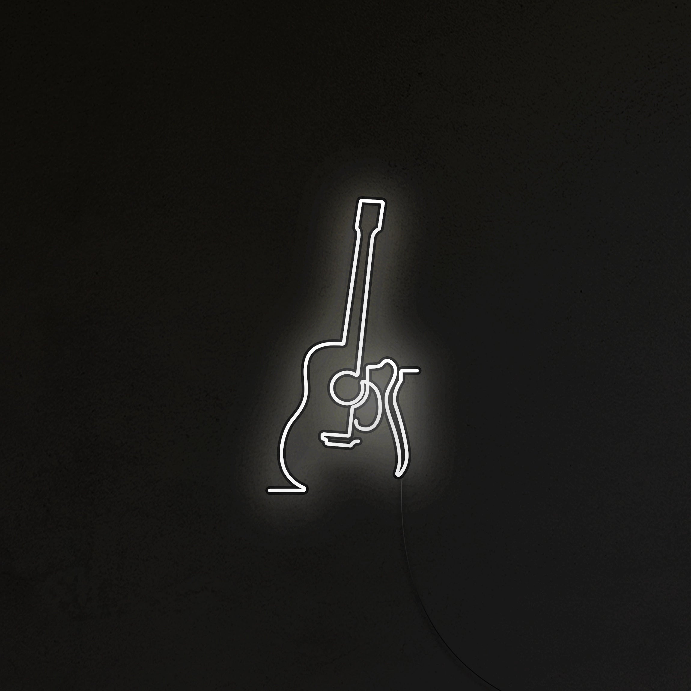 Gitara akustyczna Neon LED