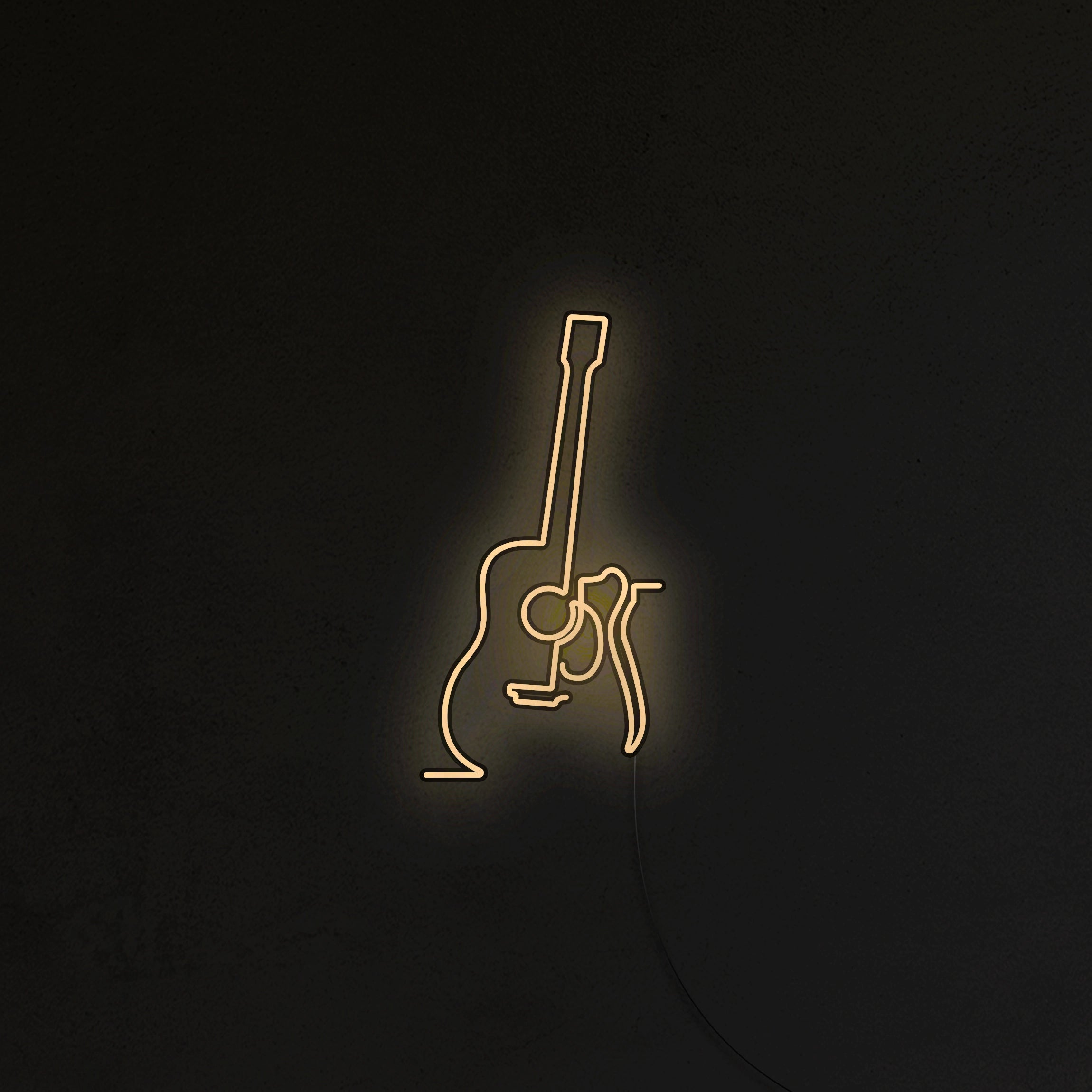Gitara akustyczna Neon LED