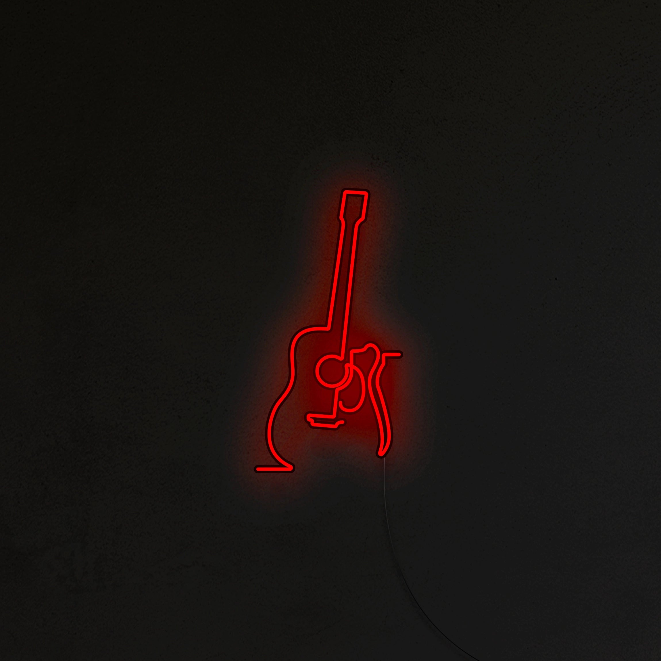 Gitara akustyczna Neon LED