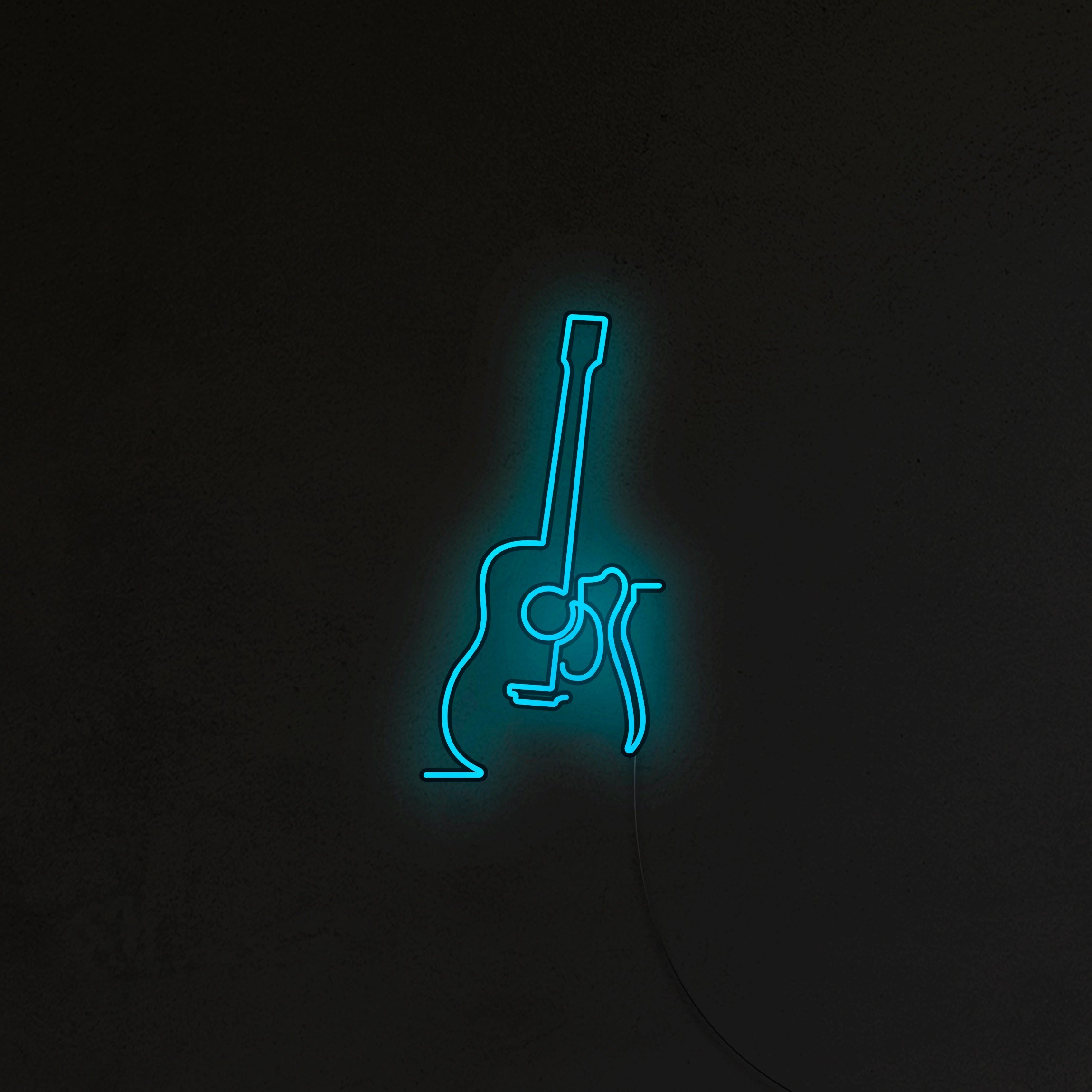 Gitara akustyczna Neon LED