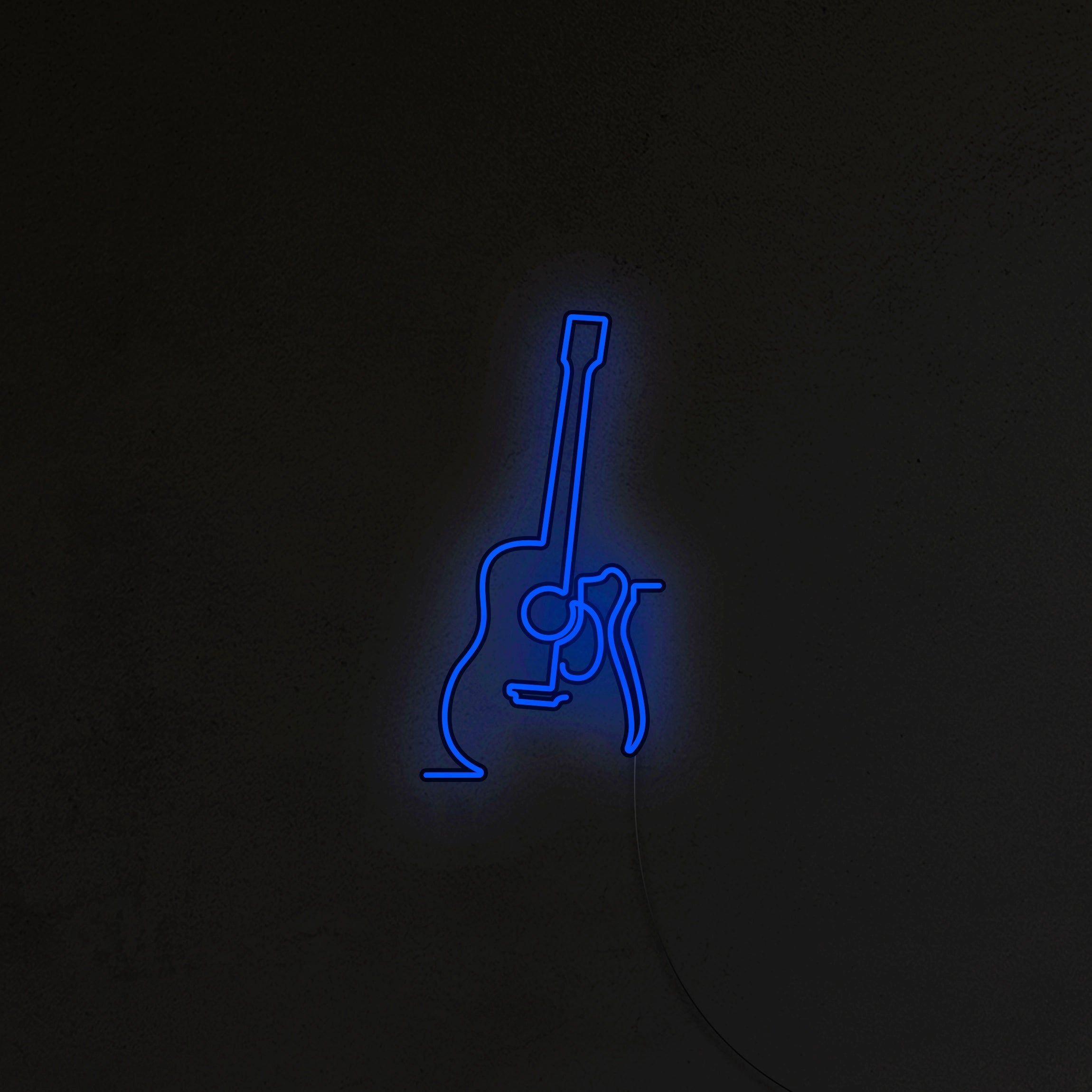 Gitara akustyczna Neon LED
