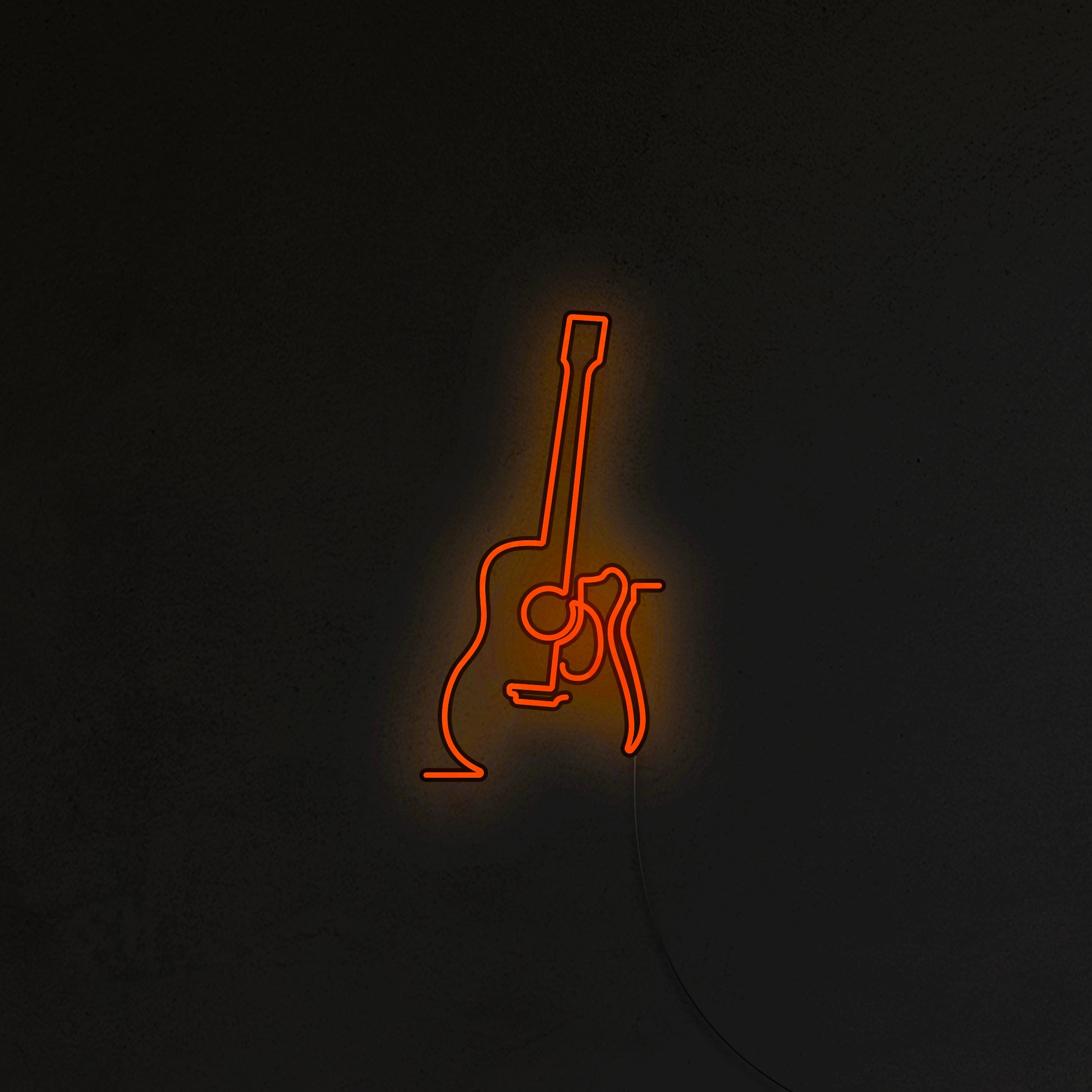 Gitara akustyczna Neon LED