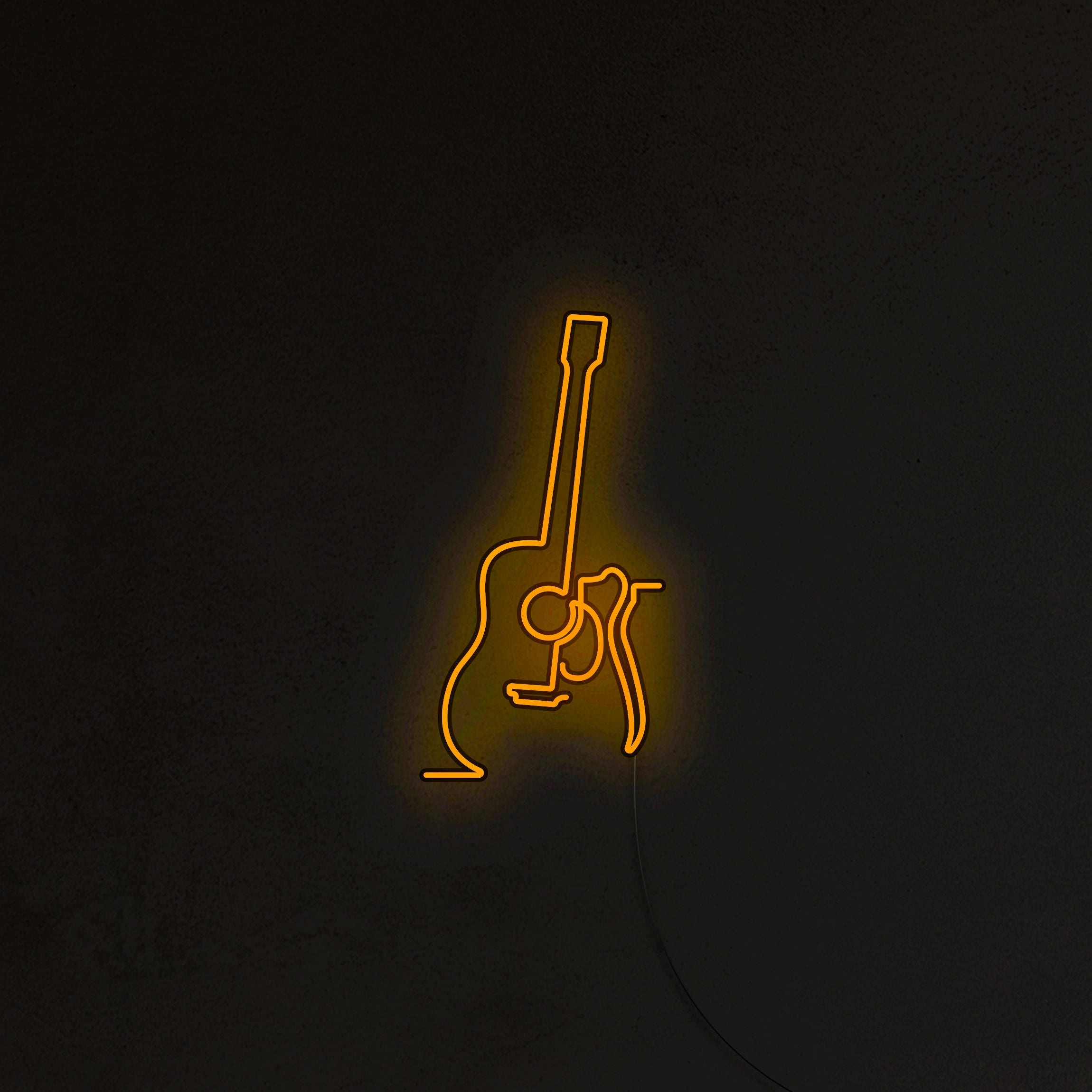Gitara akustyczna Neon LED