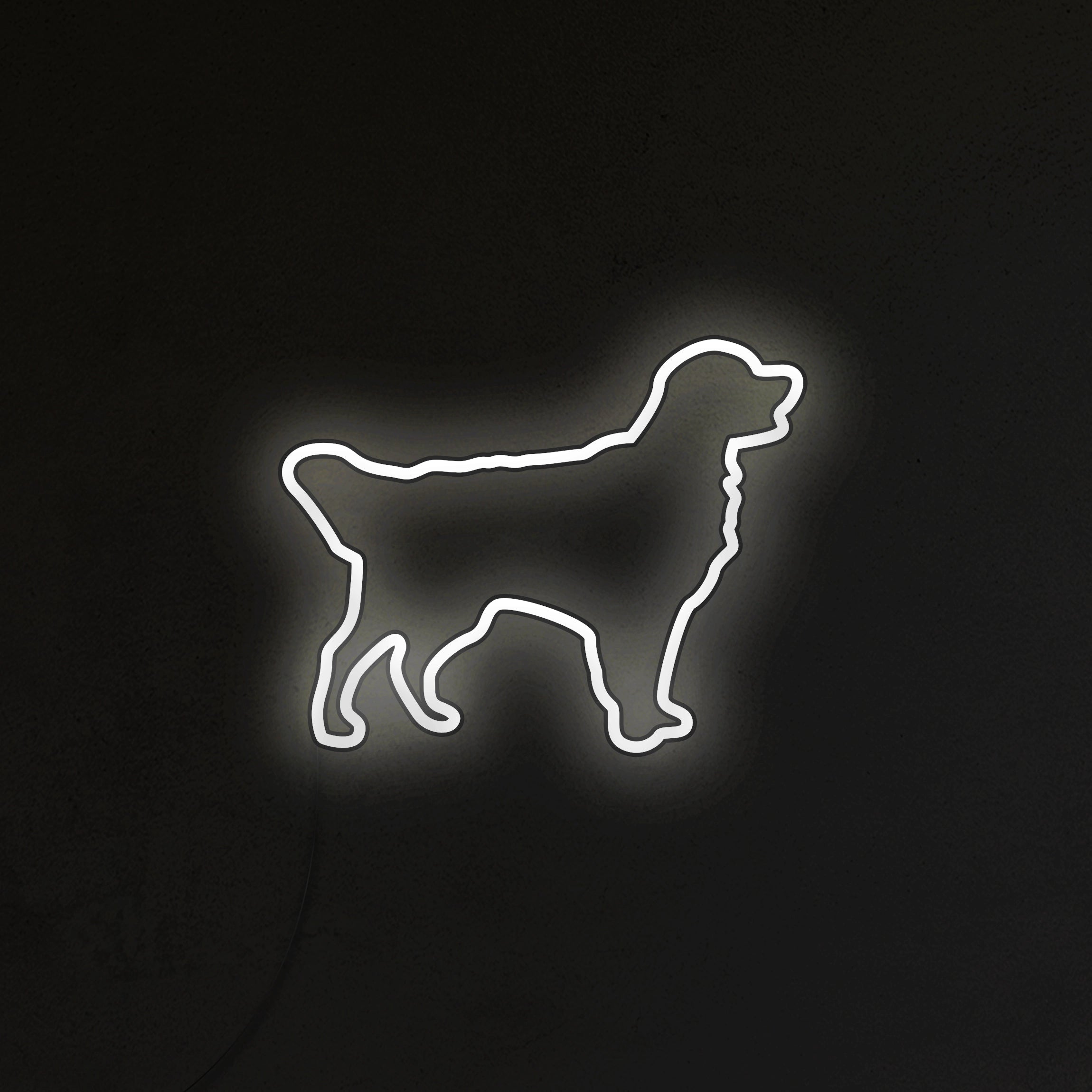 Golden Retriever Neon LED