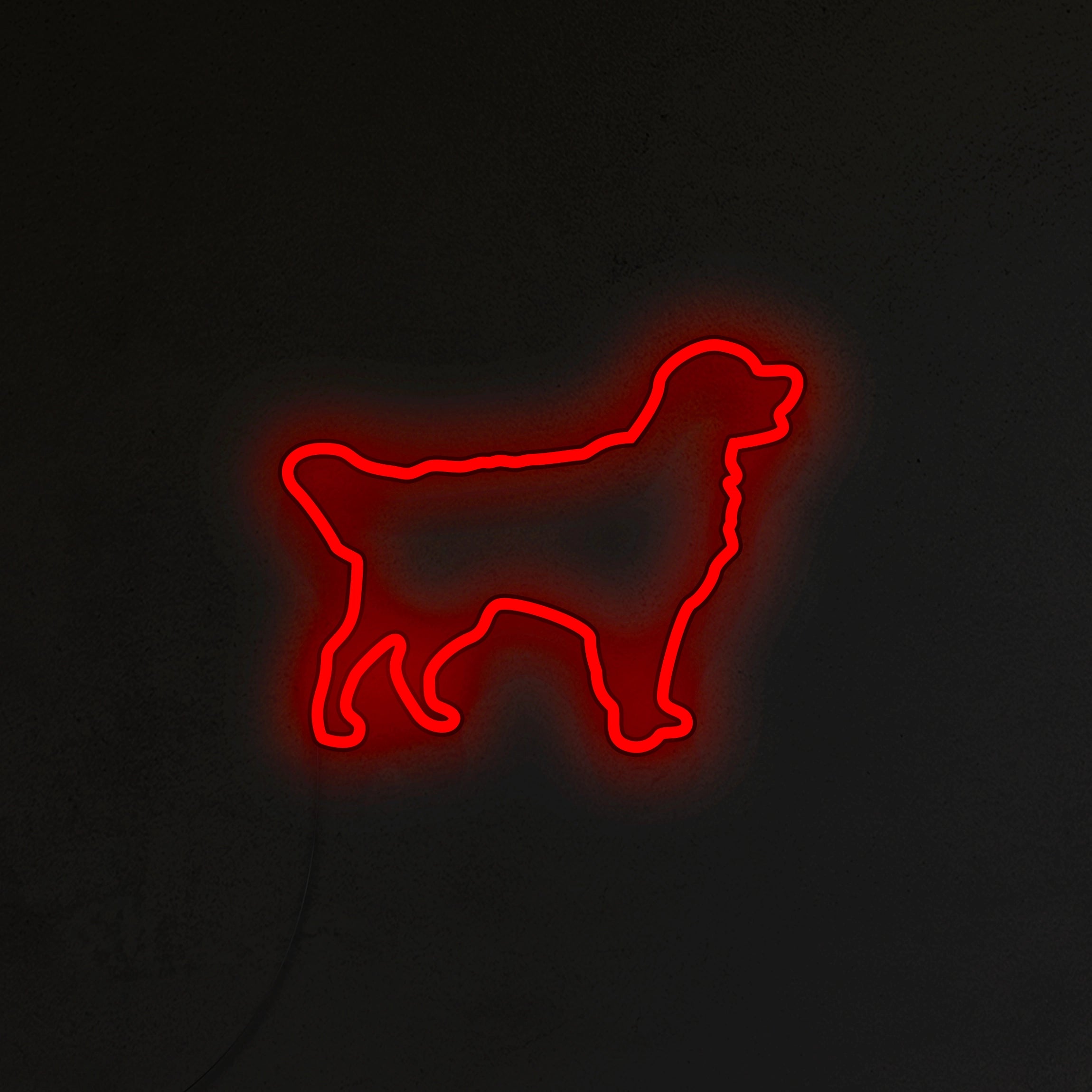 Golden Retriever Neon LED