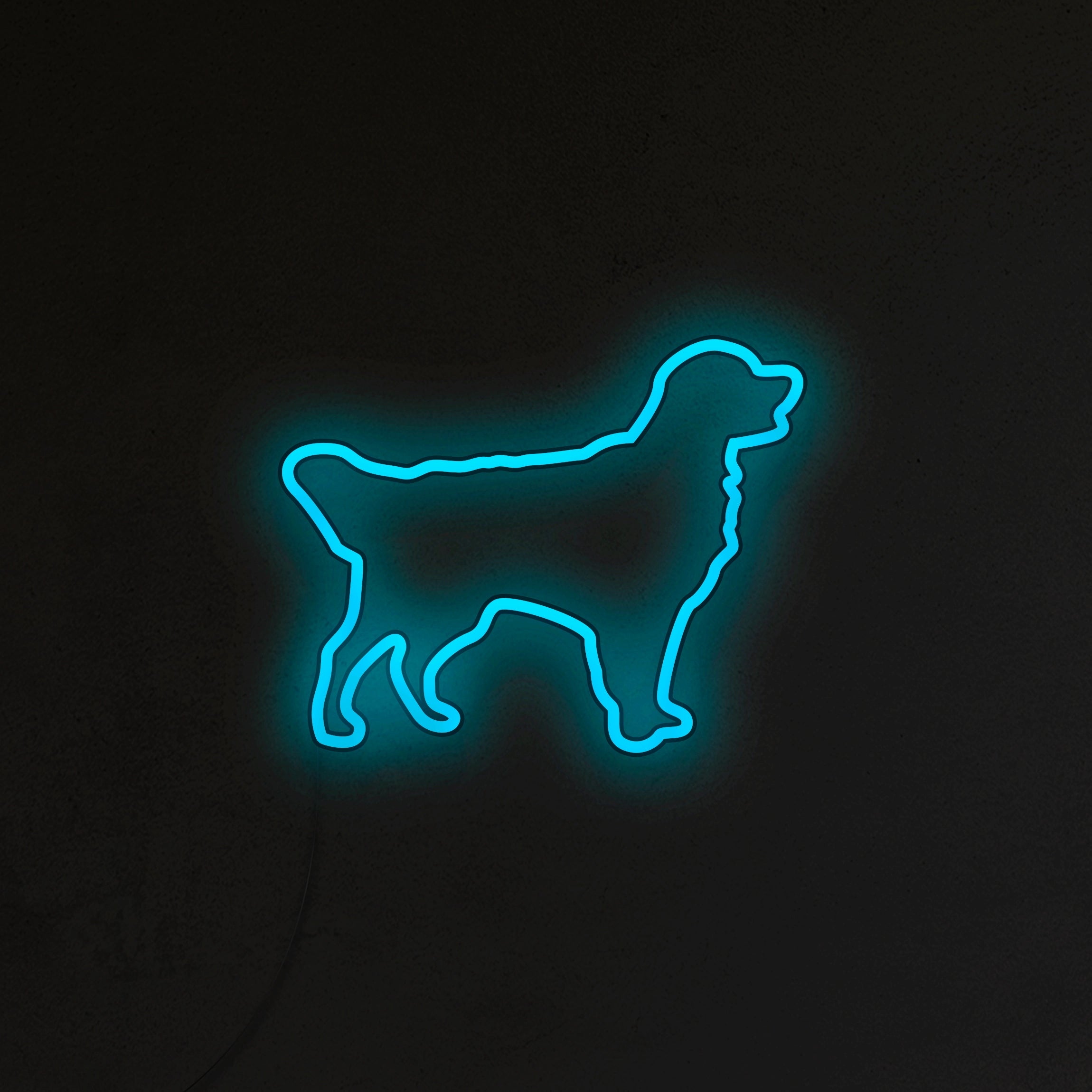Golden Retriever Neon LED