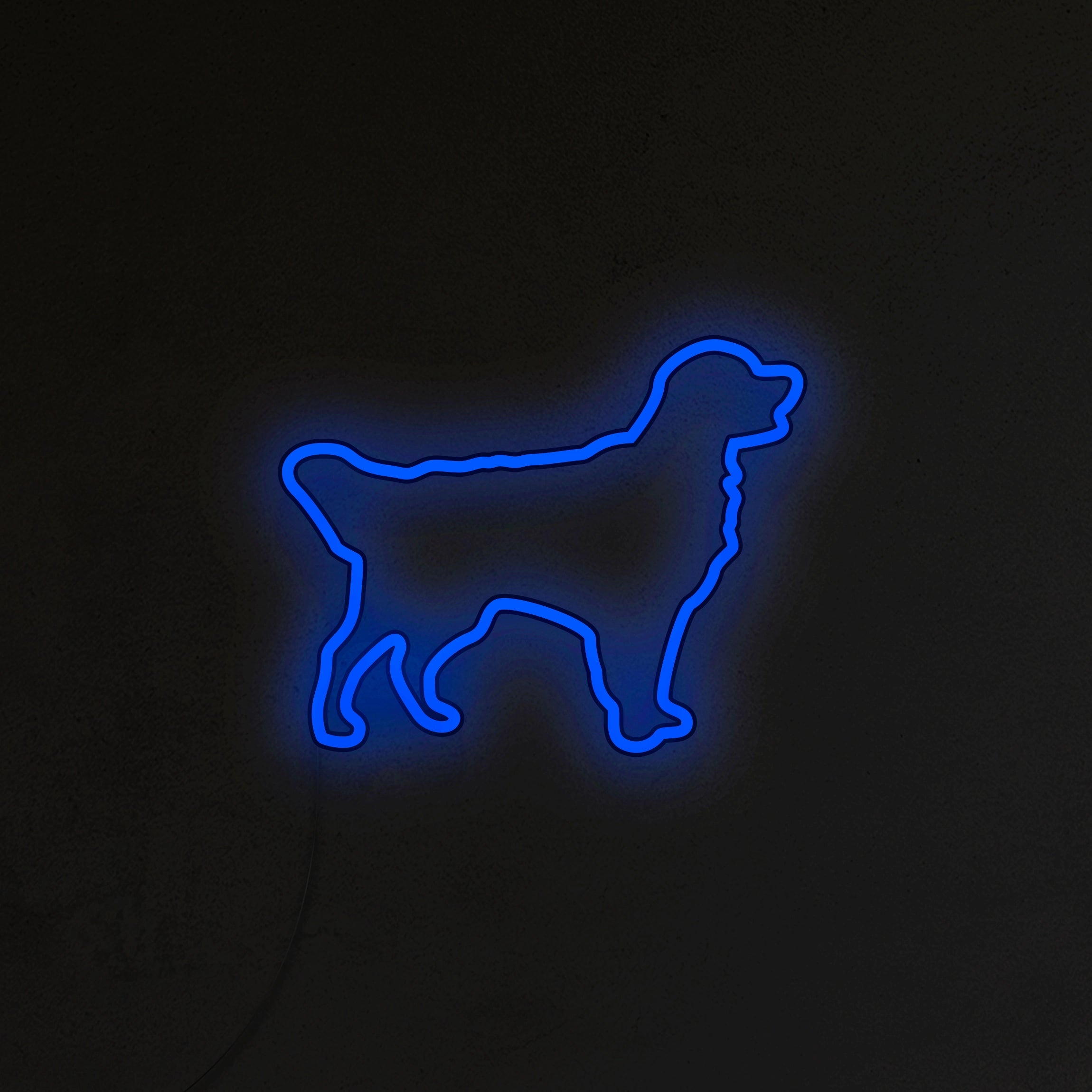Golden Retriever Neon LED
