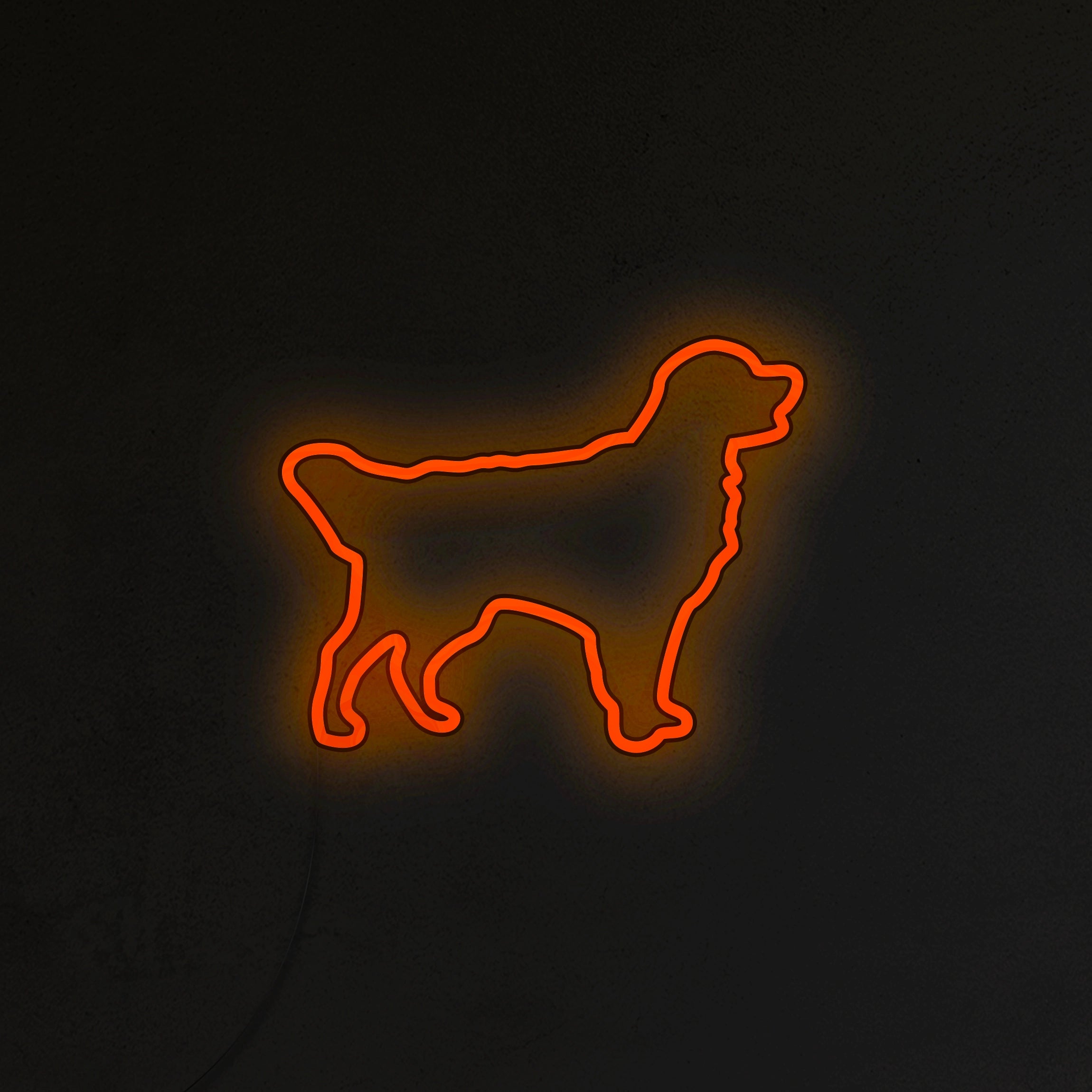 Golden Retriever Neon LED