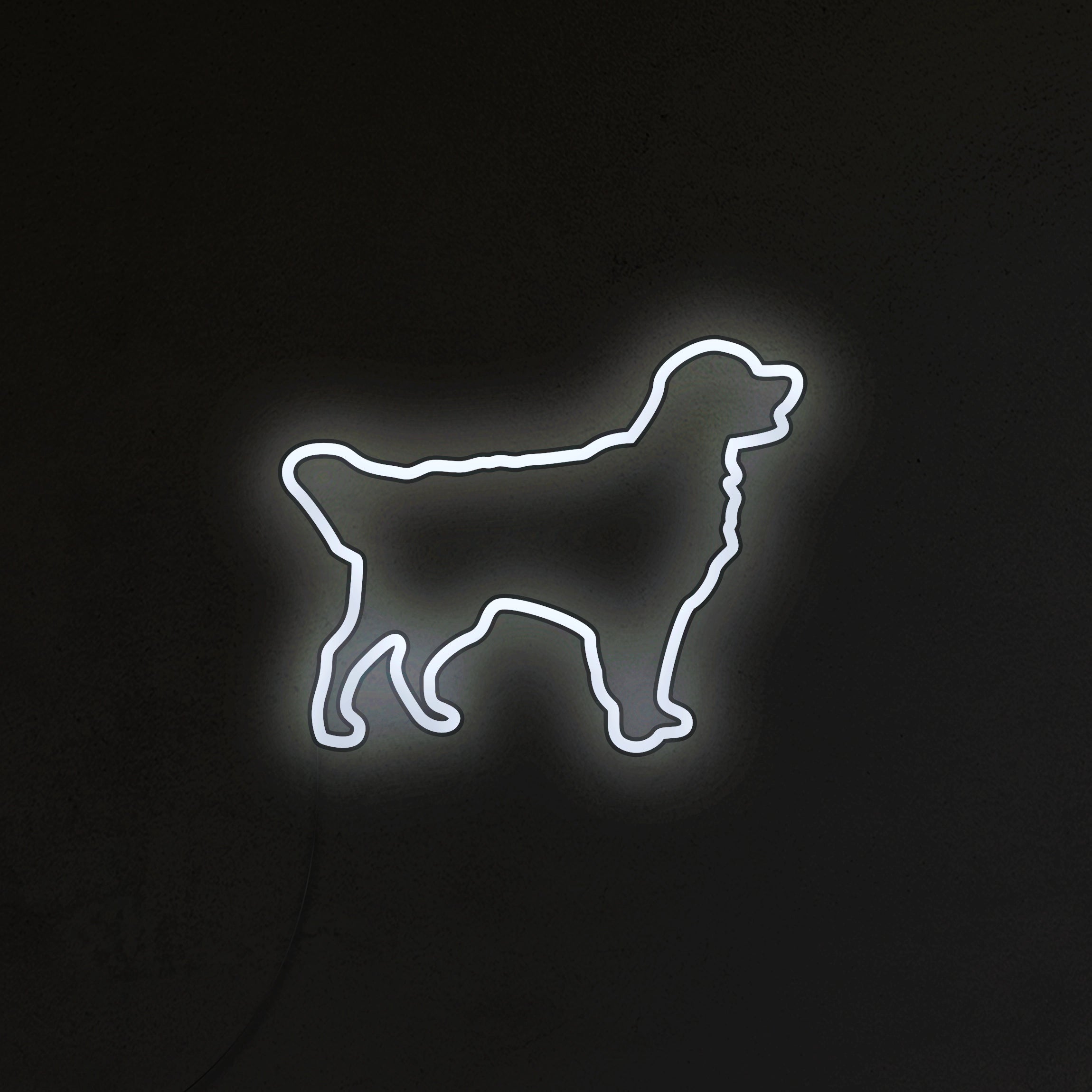 Golden Retriever Neon LED