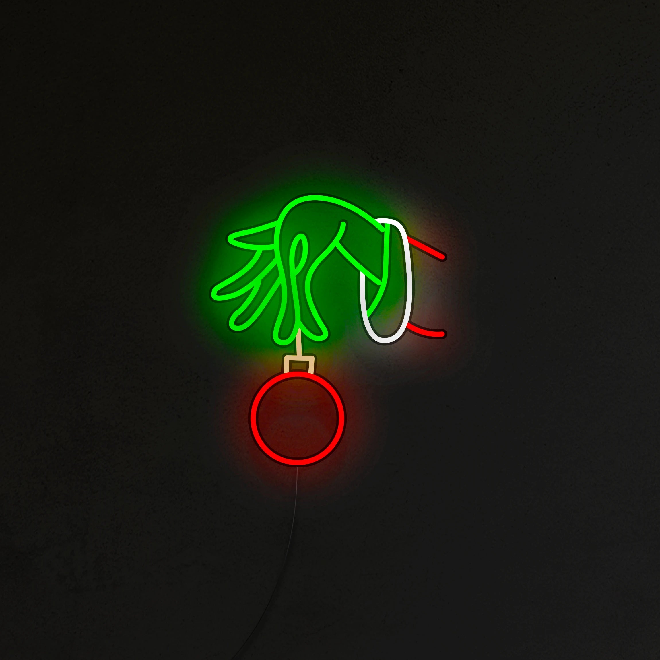 Grinchowa Łapa Neon LED