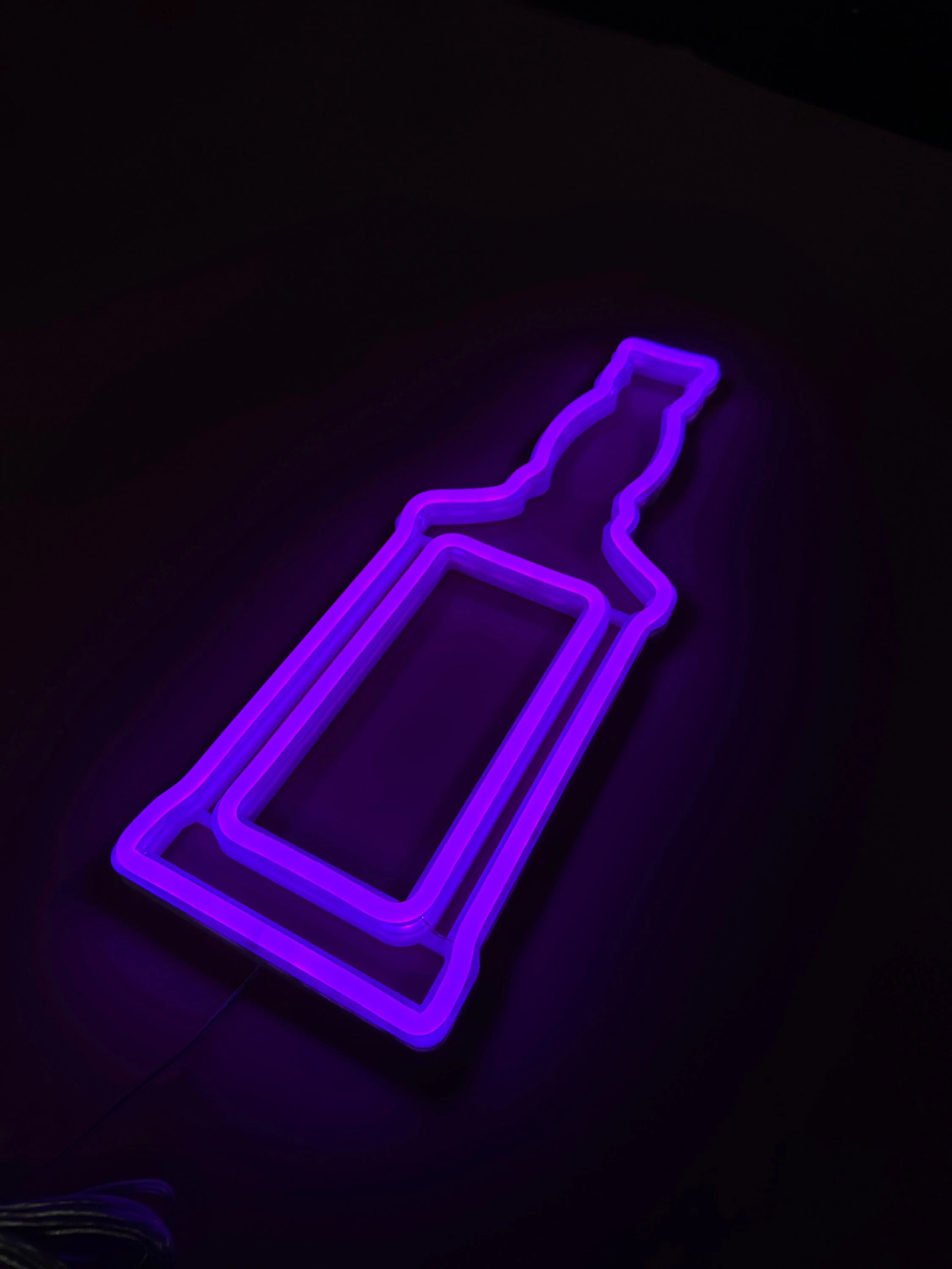 Butelka Whisky Neon LED
