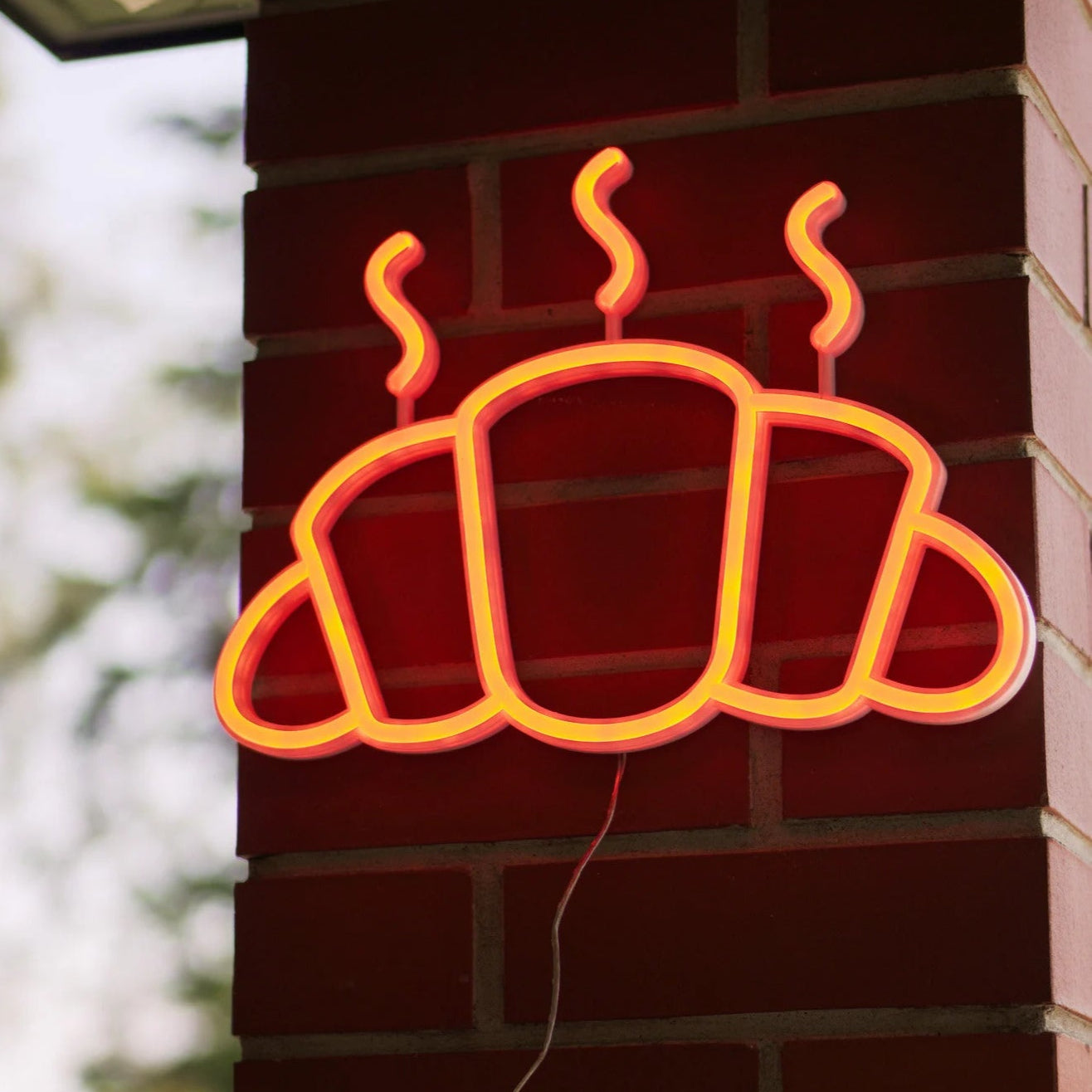 Croissant Neon LED