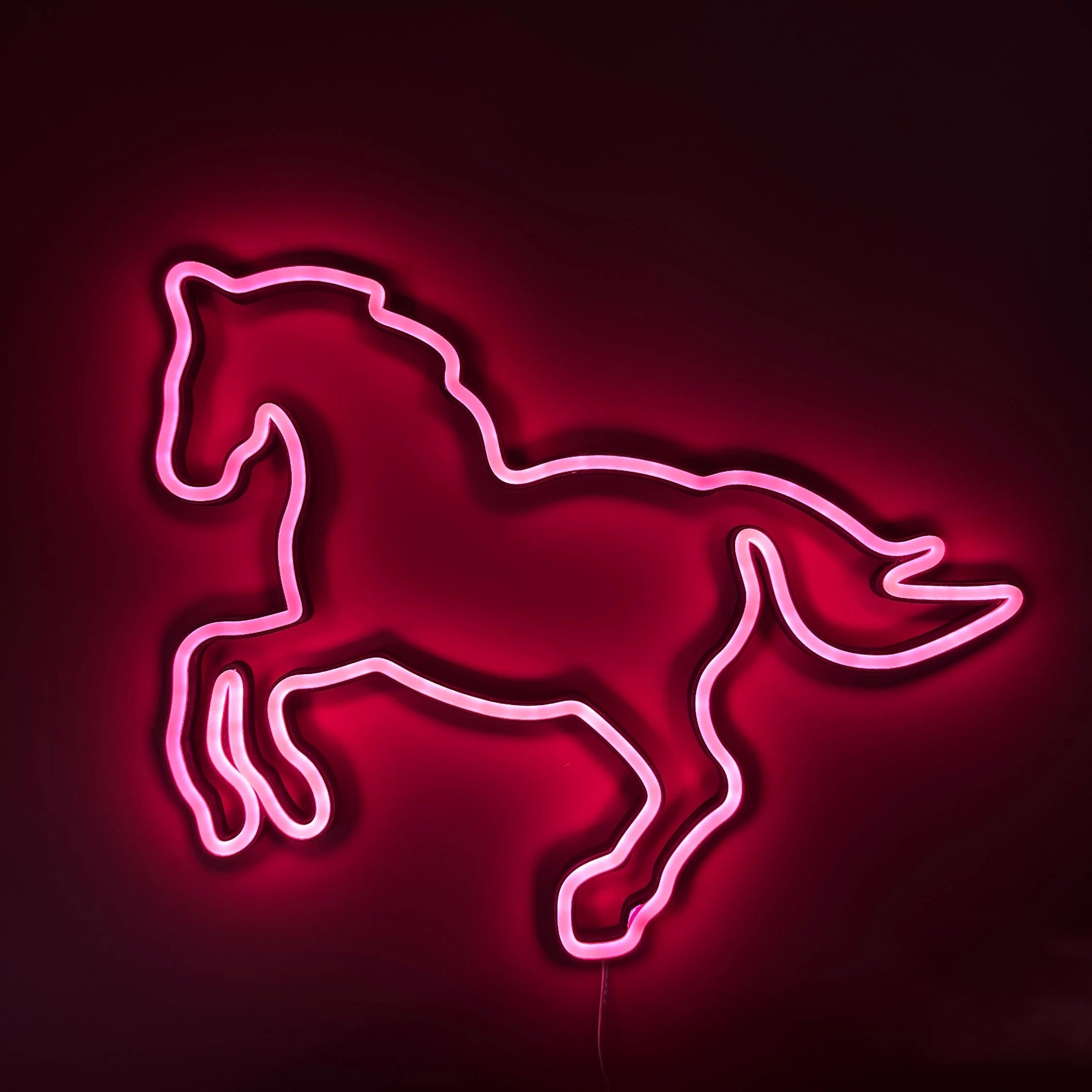 Koń Neon LED