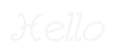 Custom Neon: Hello