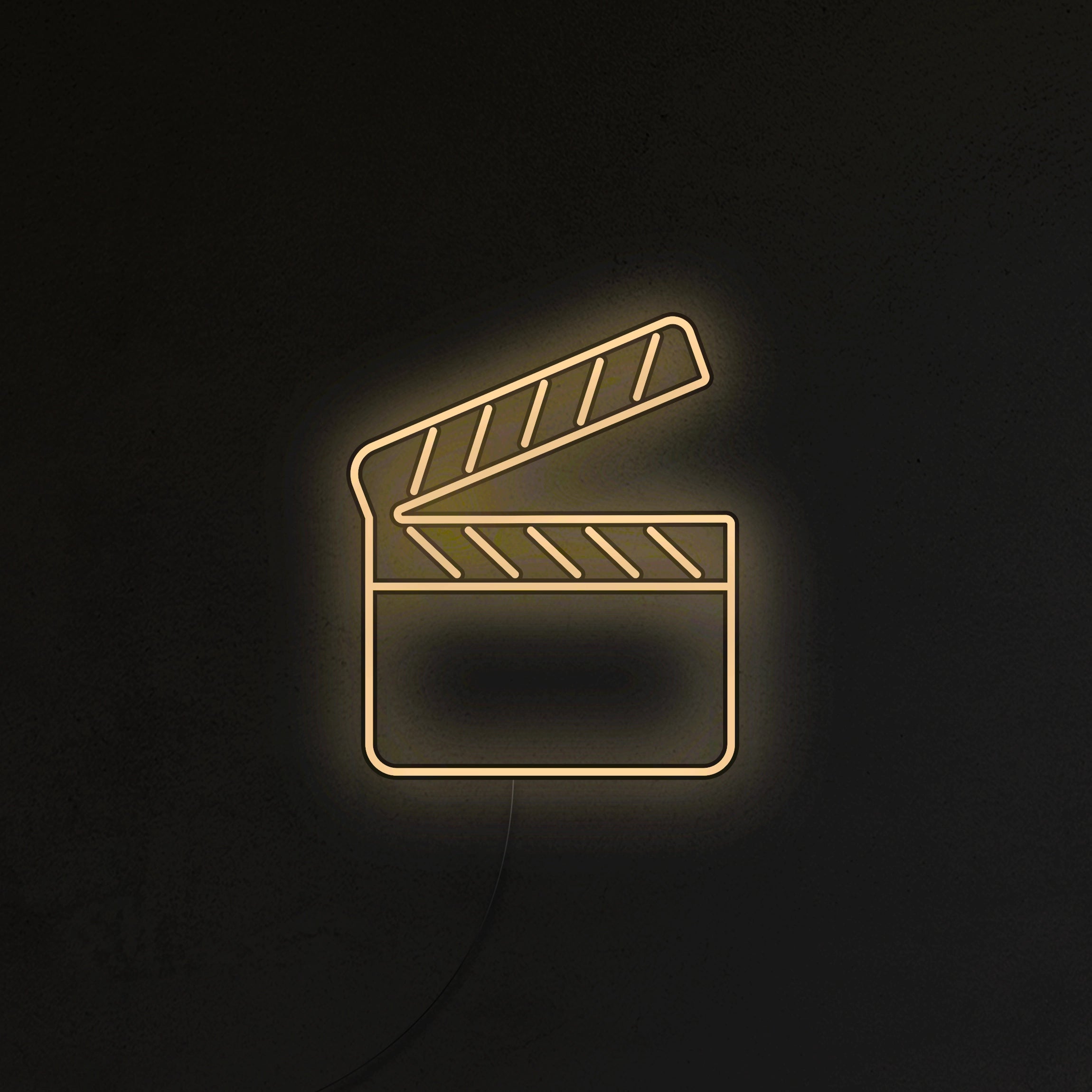 Klaps Filmowy Neon LED