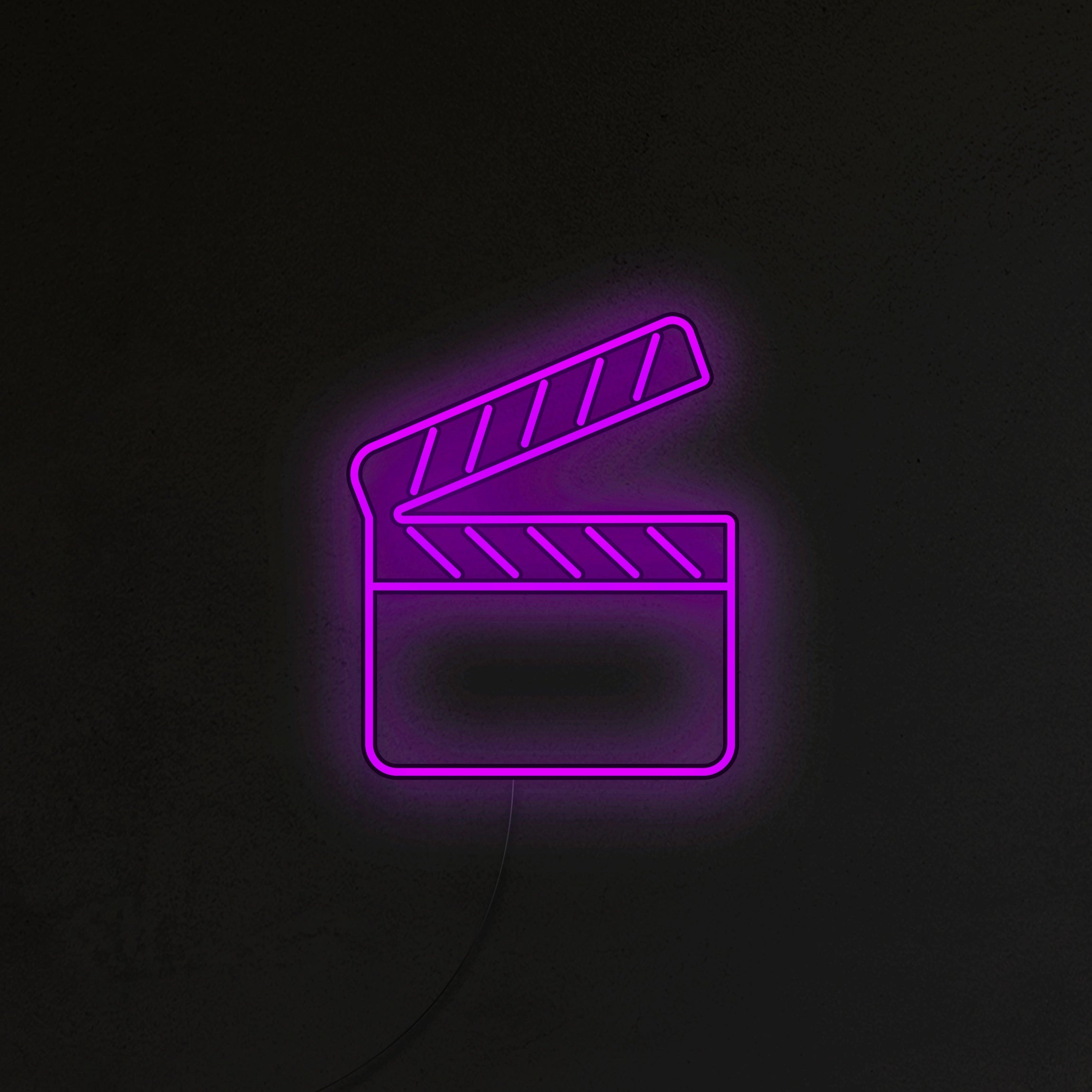 Klaps Filmowy Neon LED