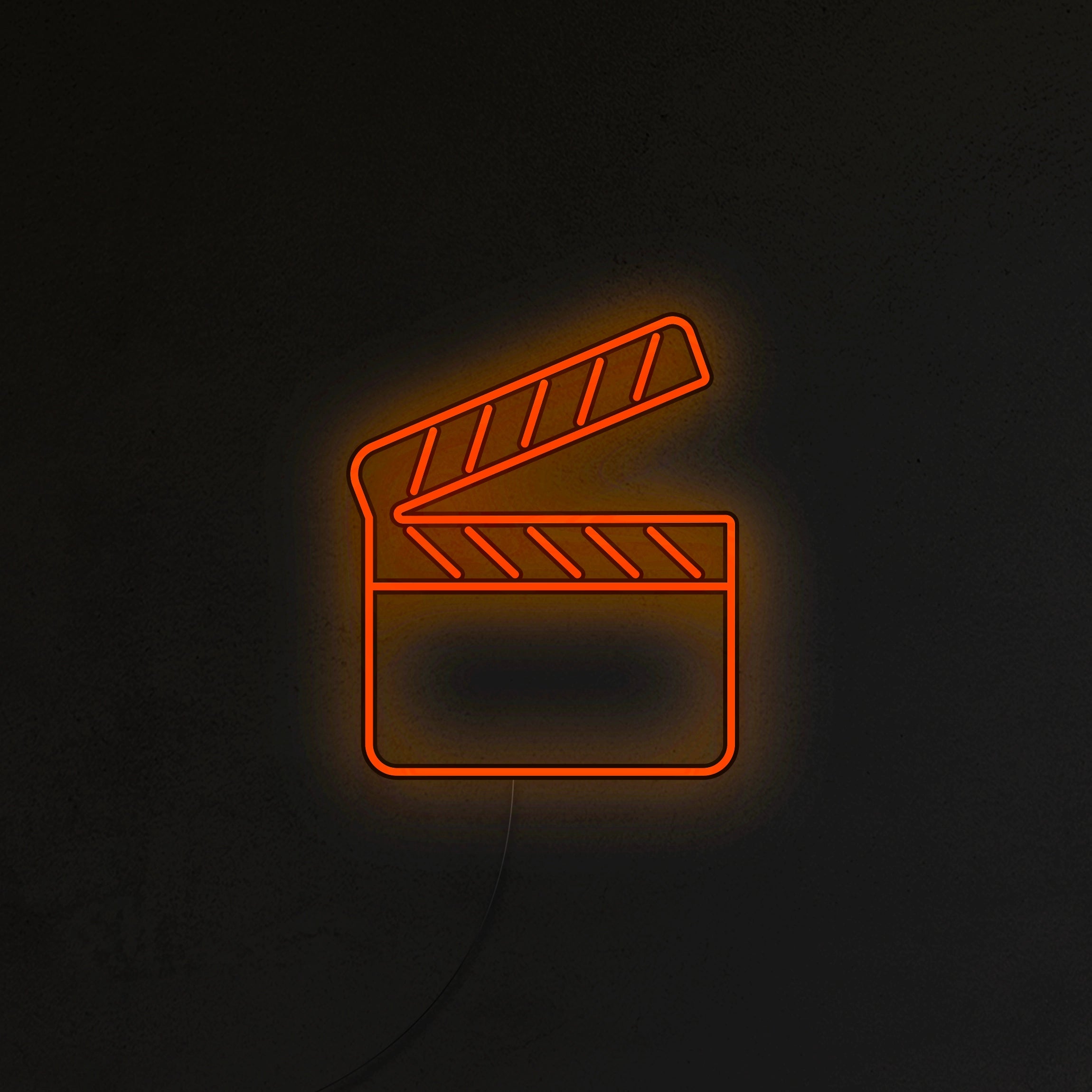 Klaps Filmowy Neon LED