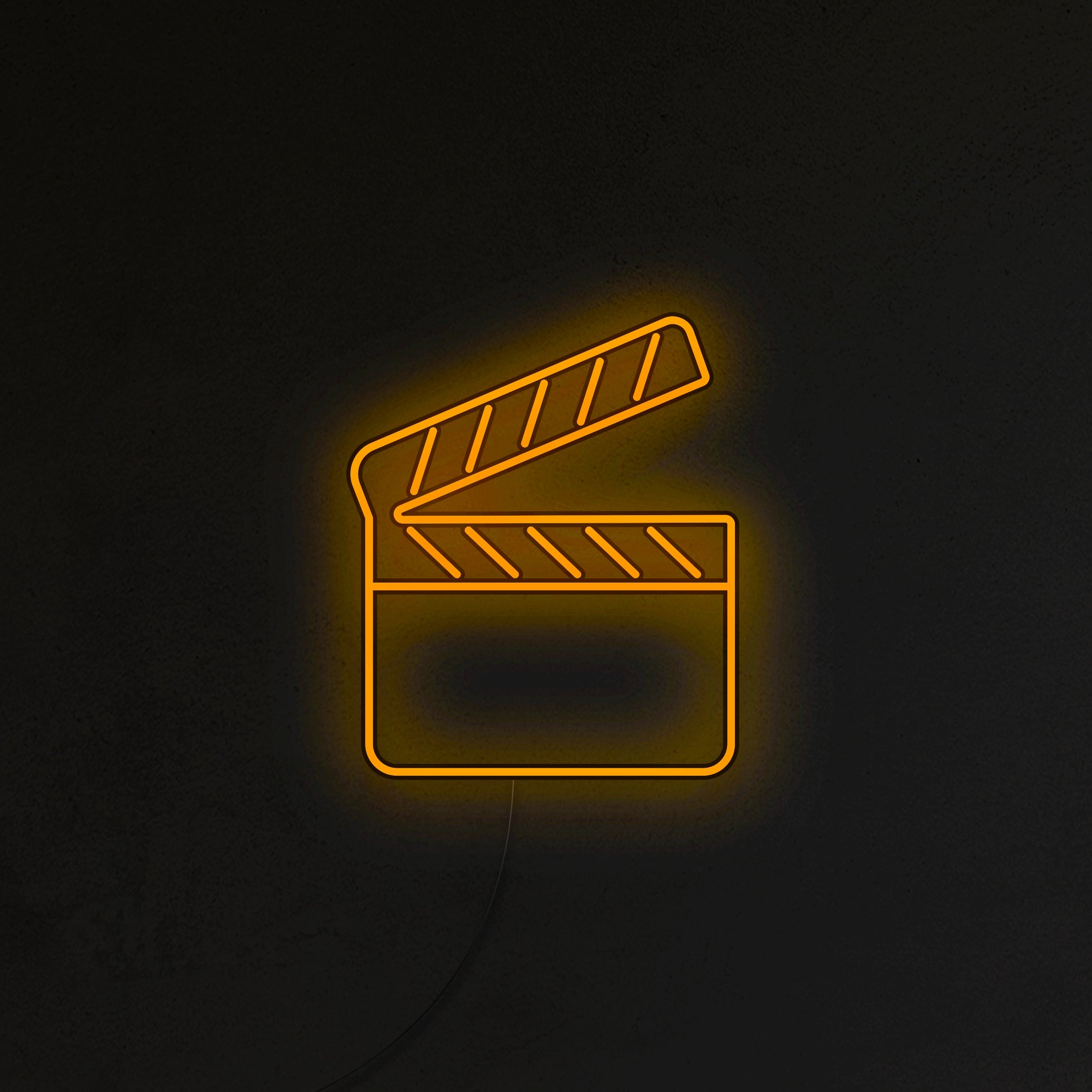 Klaps Filmowy Neon LED