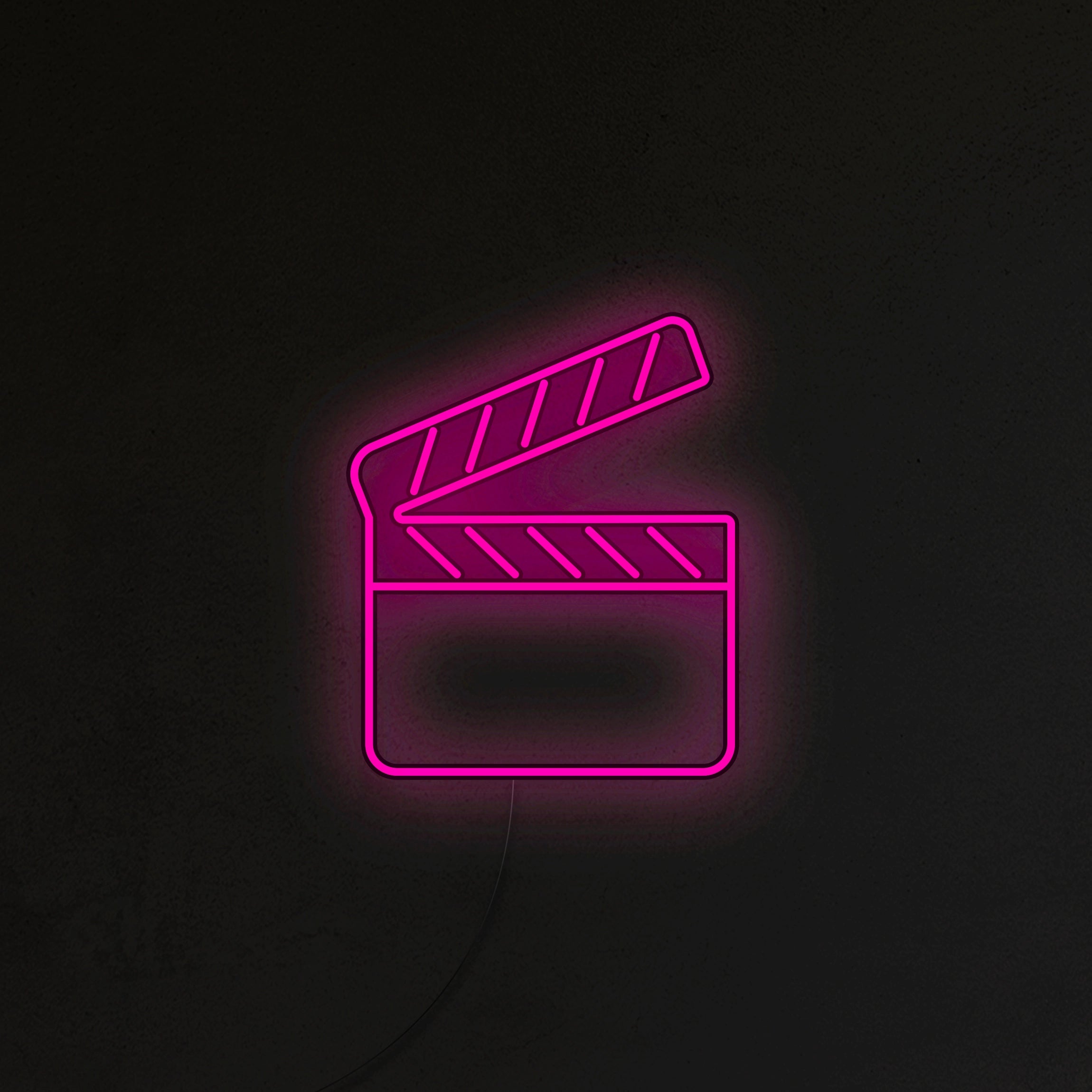 Klaps Filmowy Neon LED