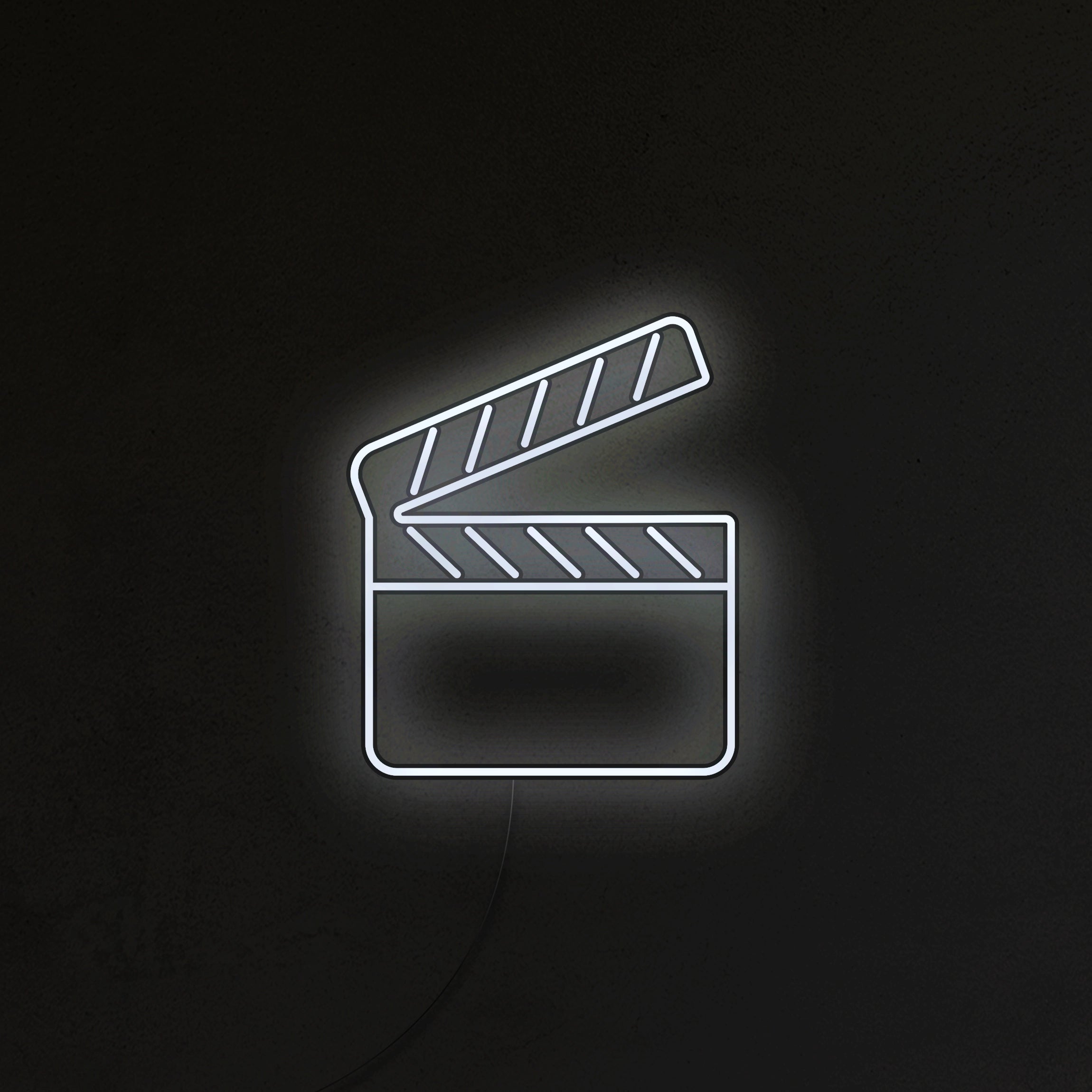 Klaps Filmowy Neon LED