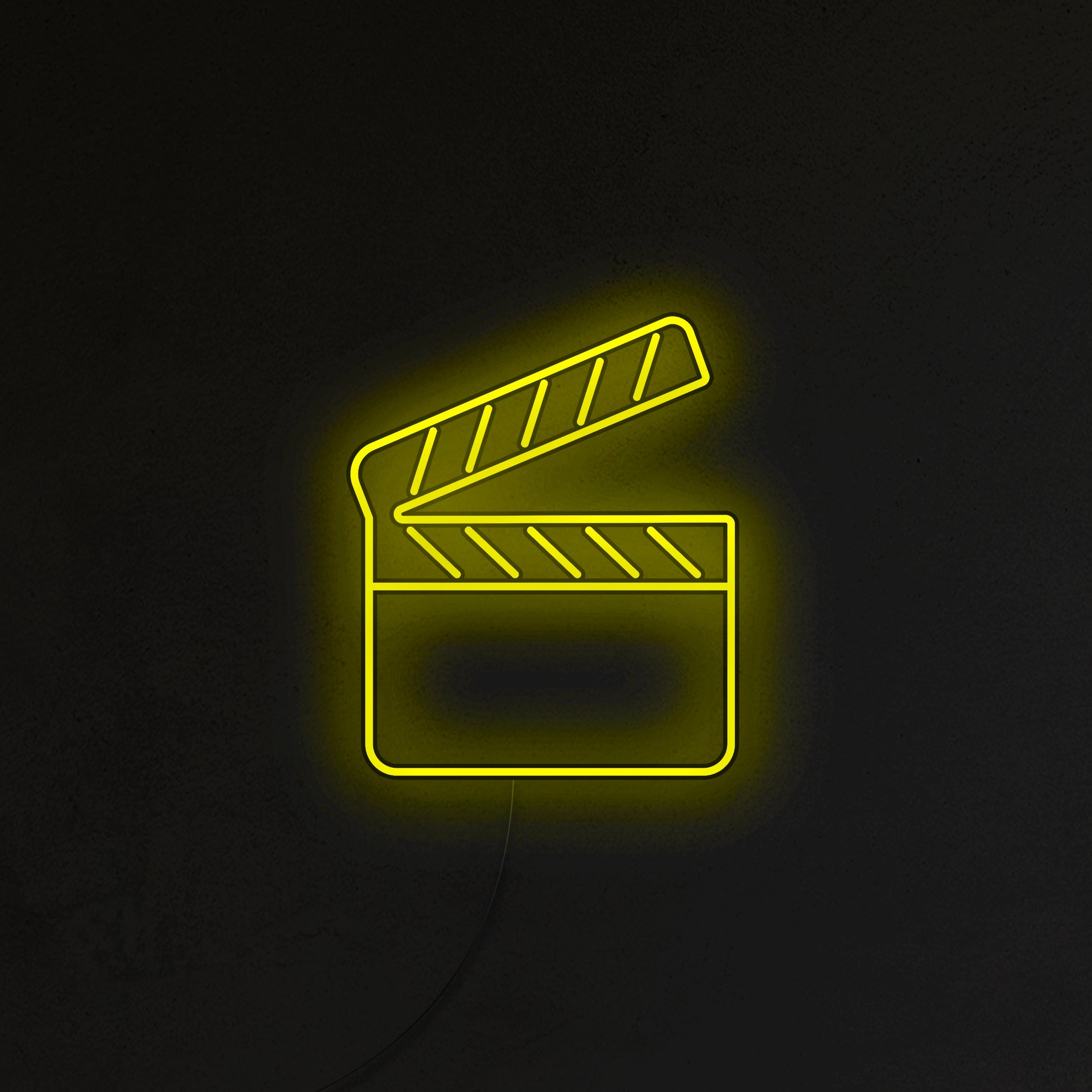 Klaps Filmowy Neon LED