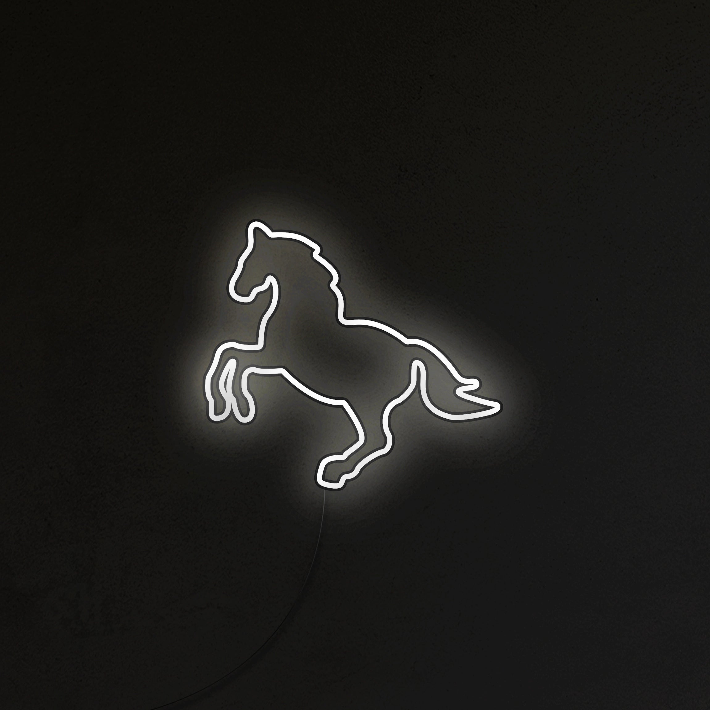 Koń Neon LED
