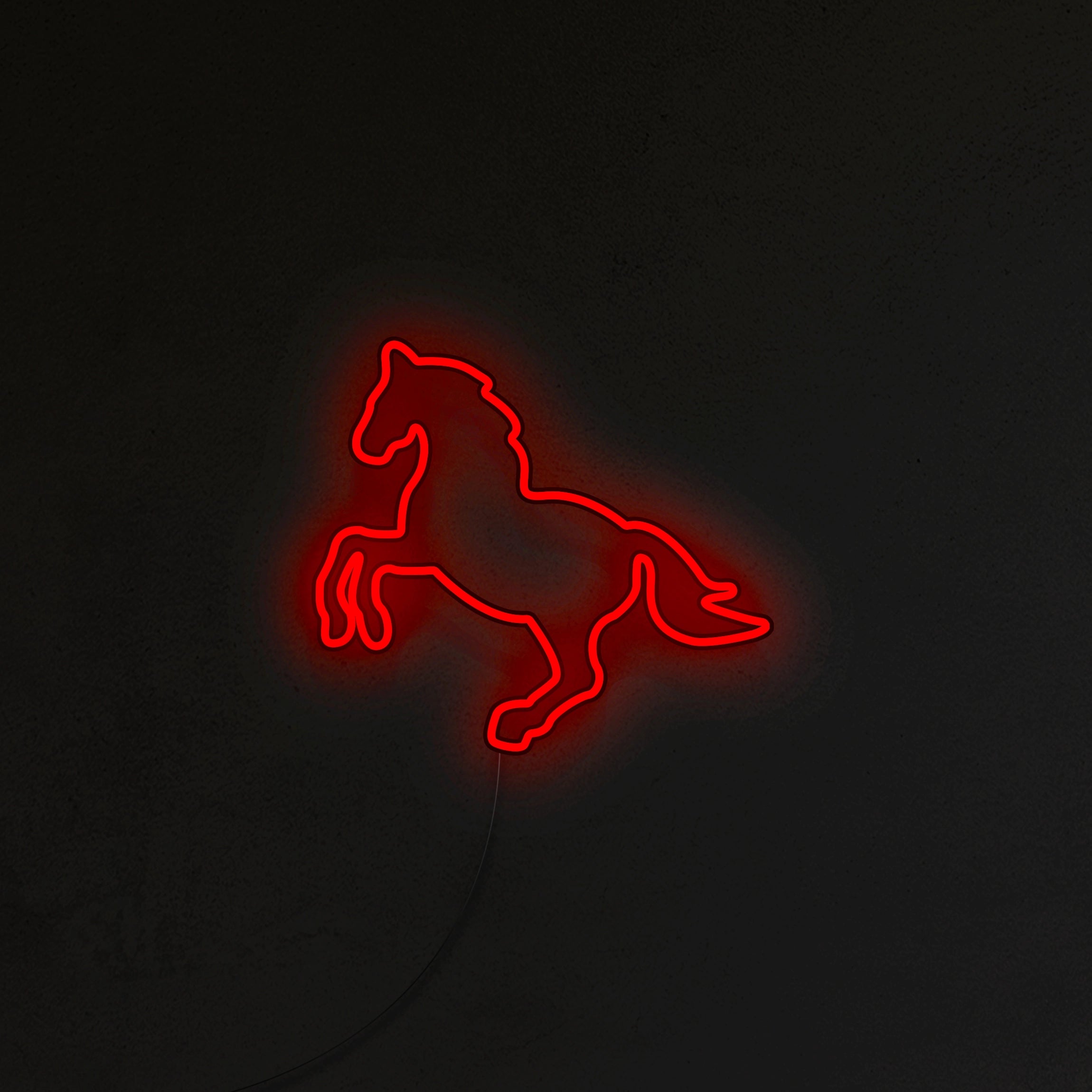 Koń Neon LED