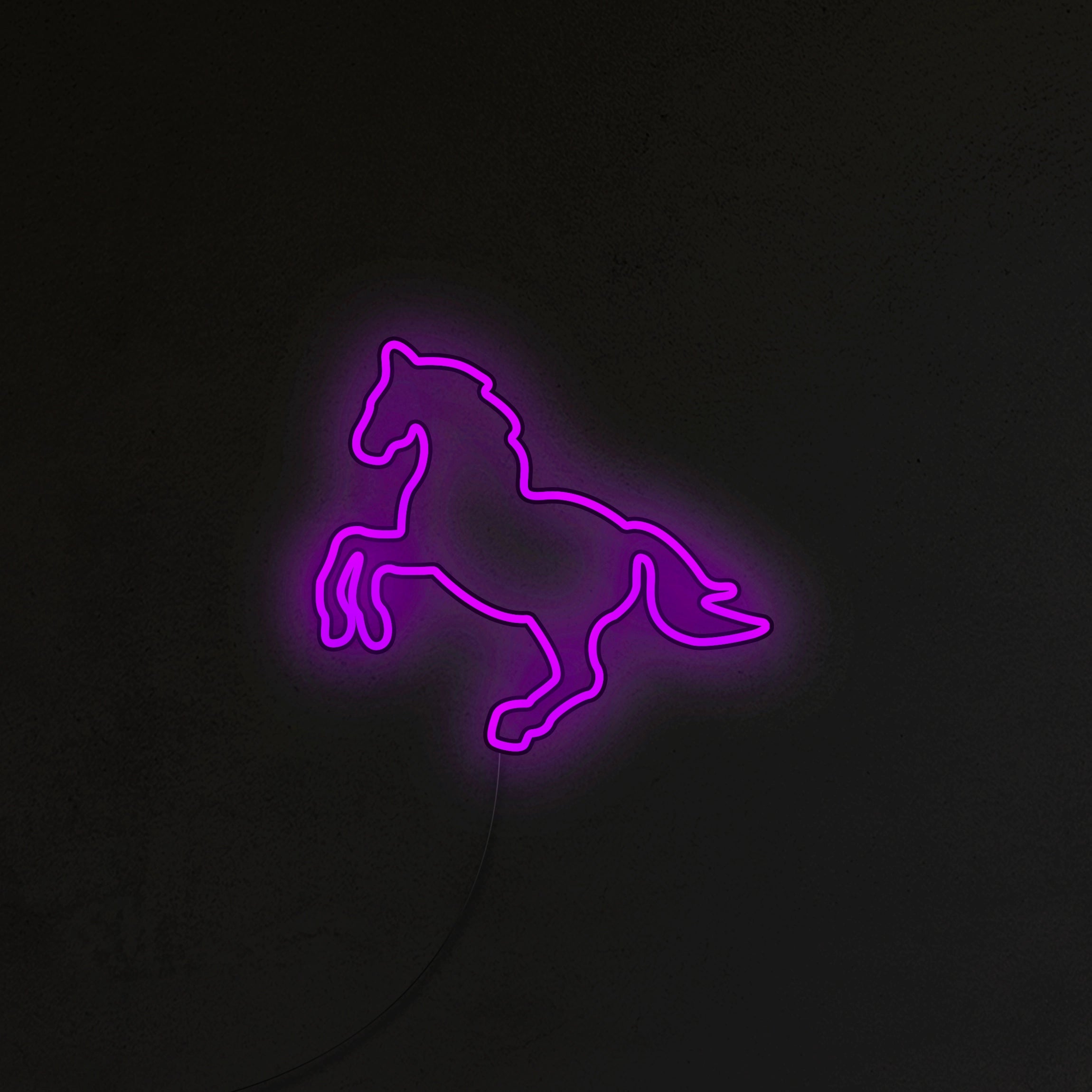 Koń Neon LED