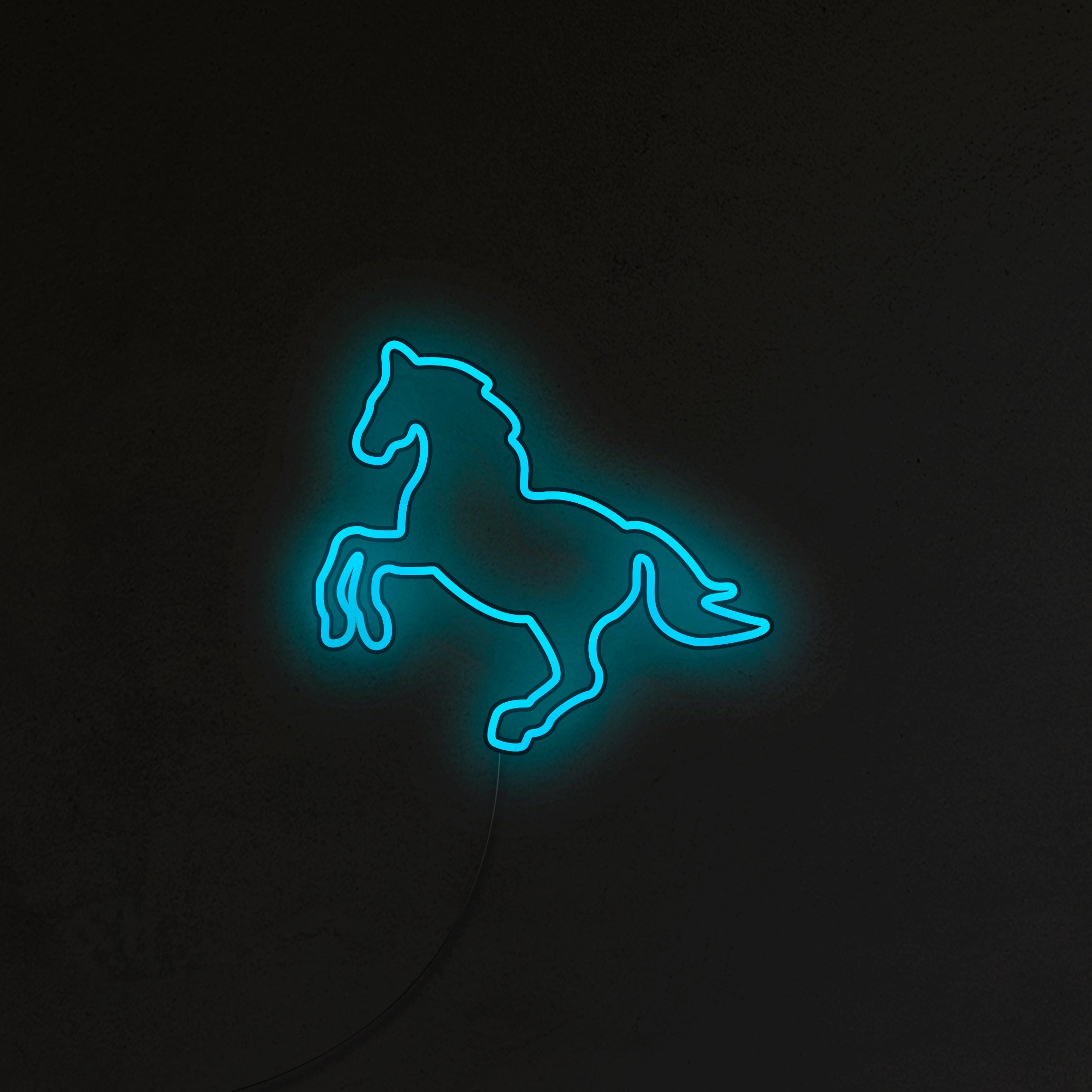 Koń Neon LED