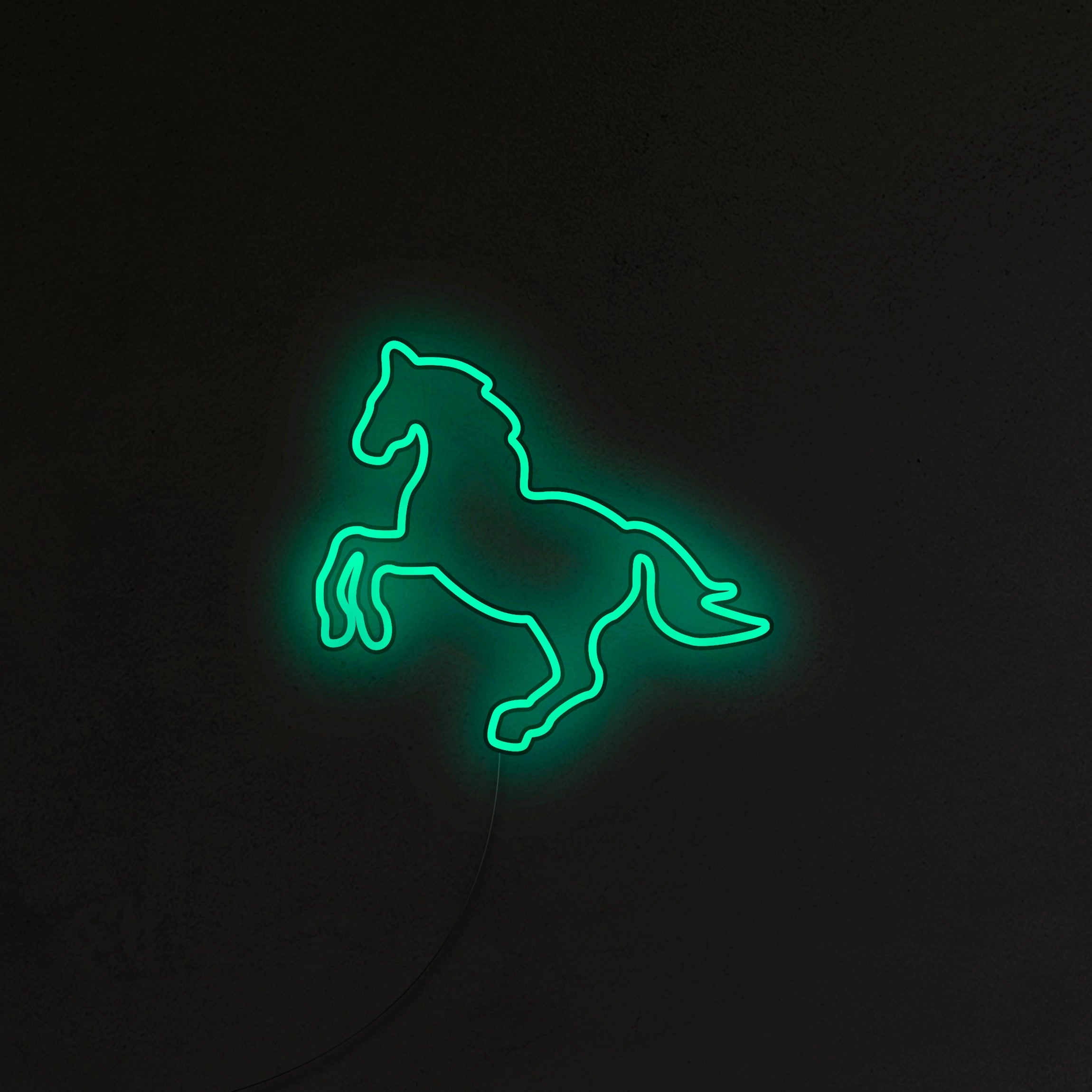 Koń Neon LED