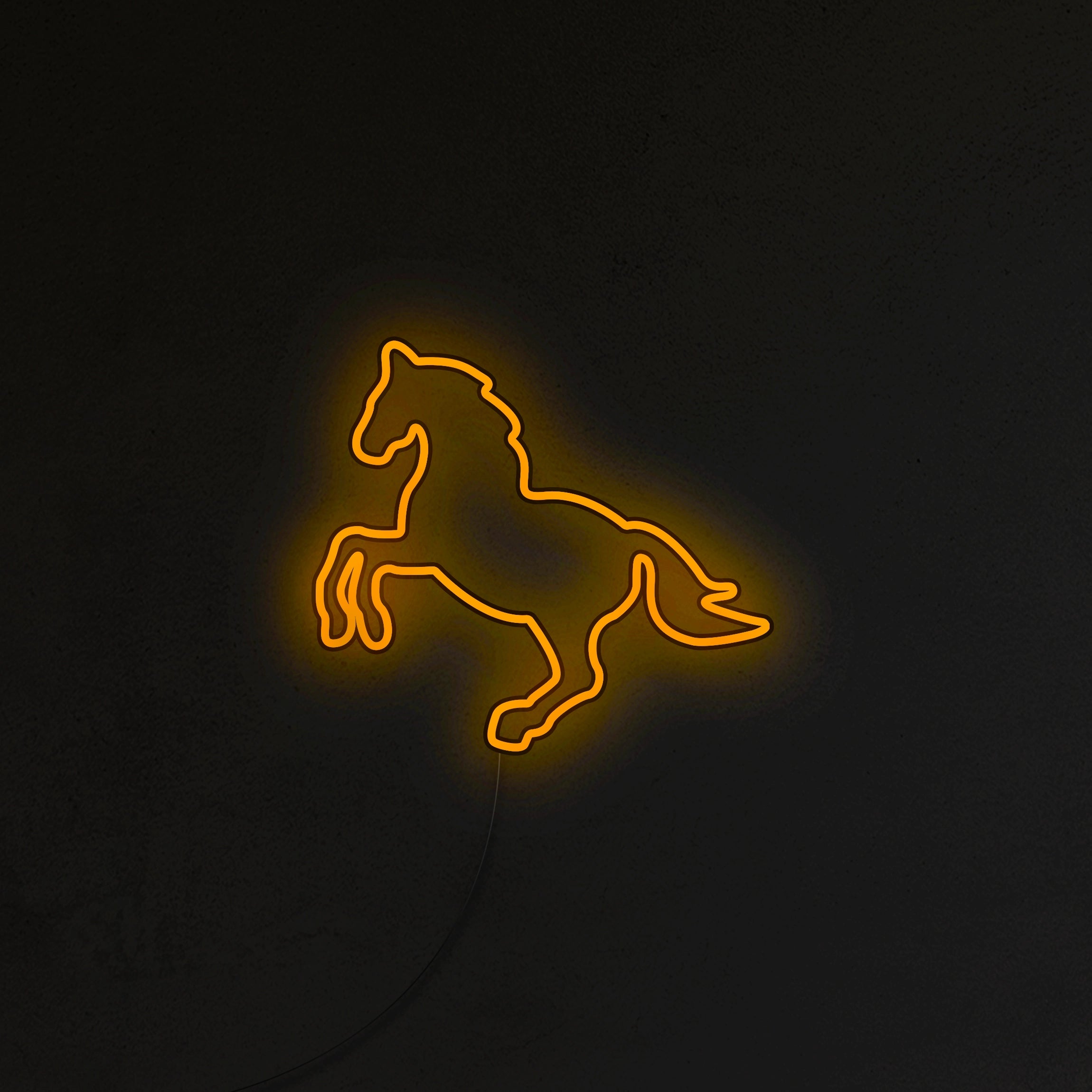 Koń Neon LED