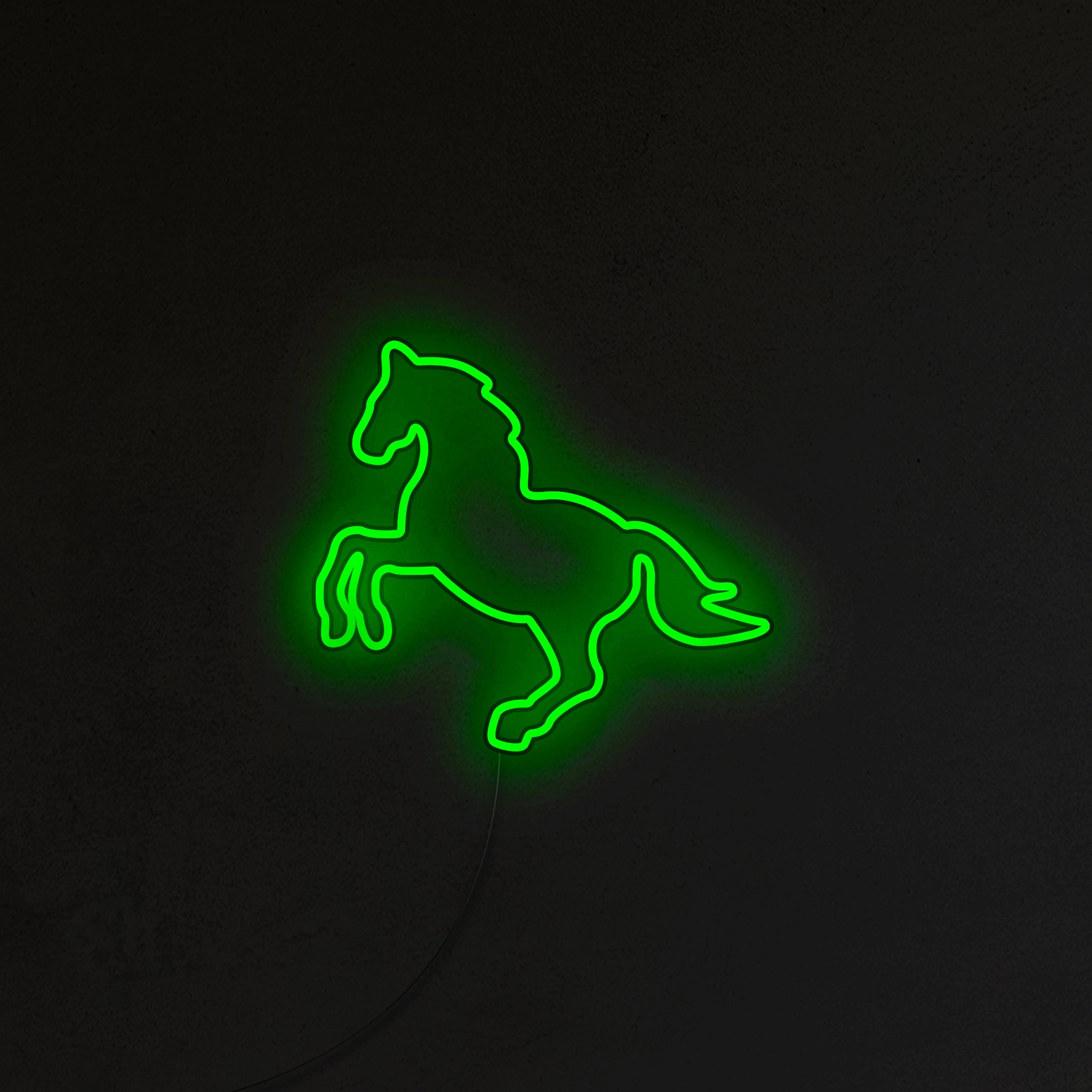 Koń Neon LED