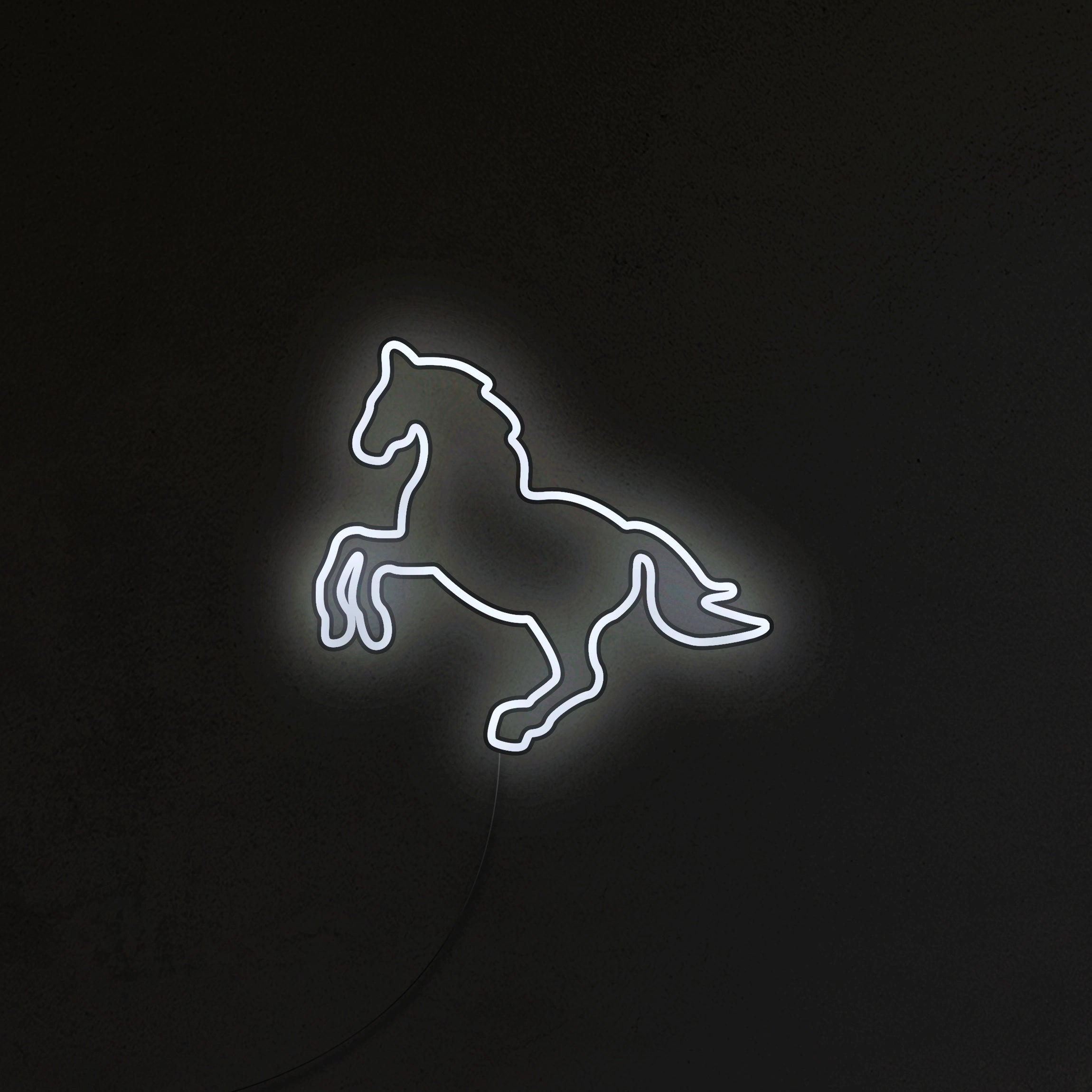 Koń Neon LED
