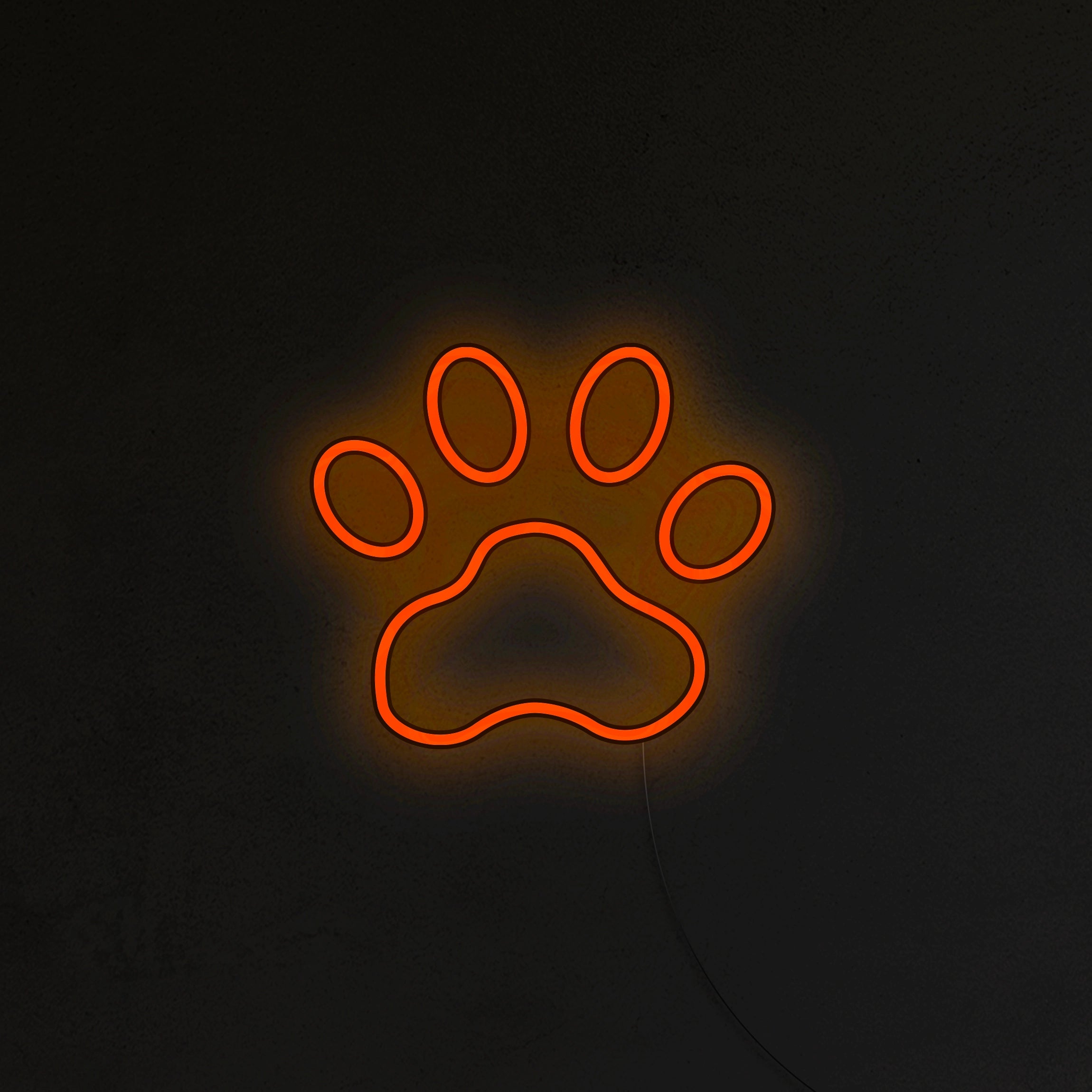 Łapka Pieska Neon LED