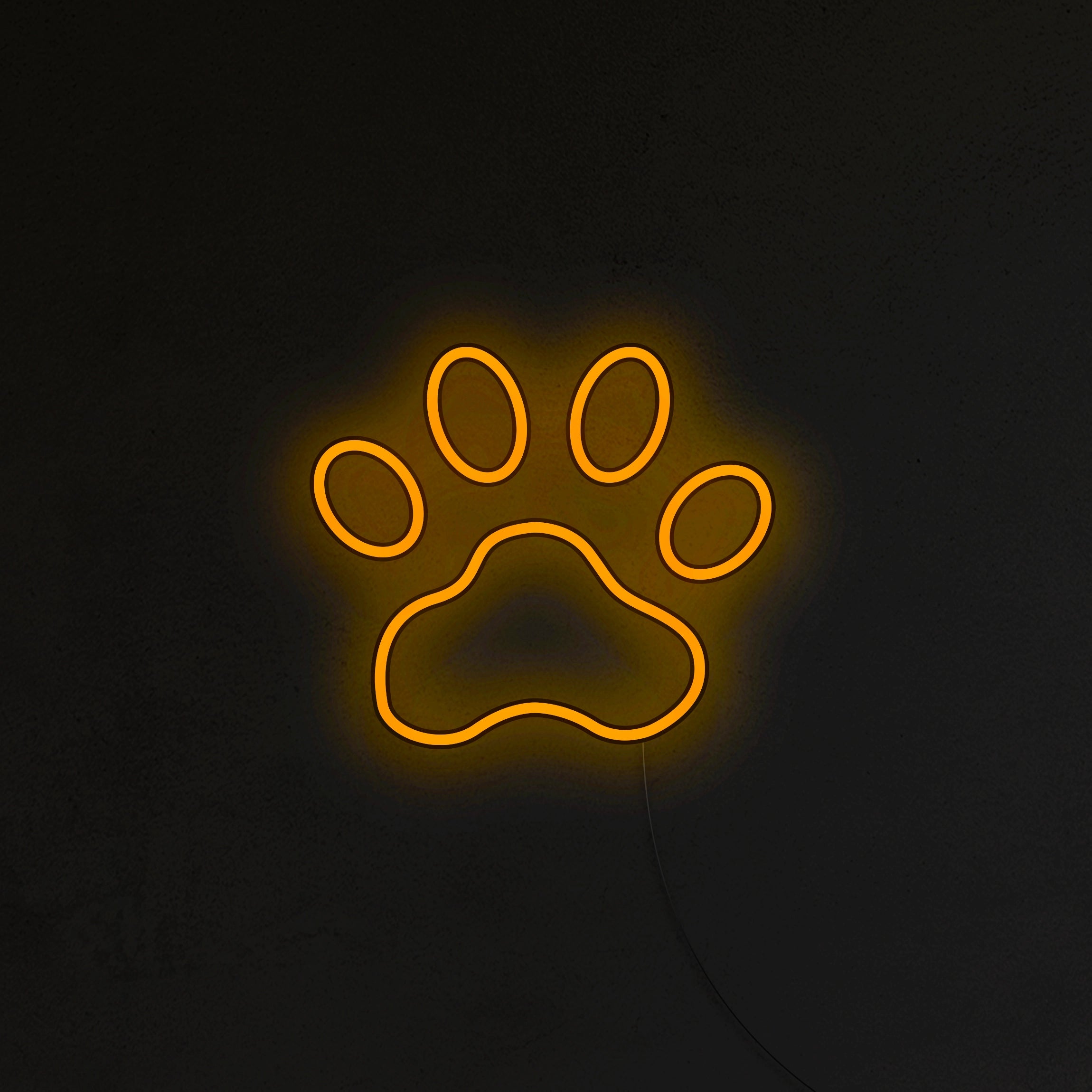 Łapka Pieska Neon LED