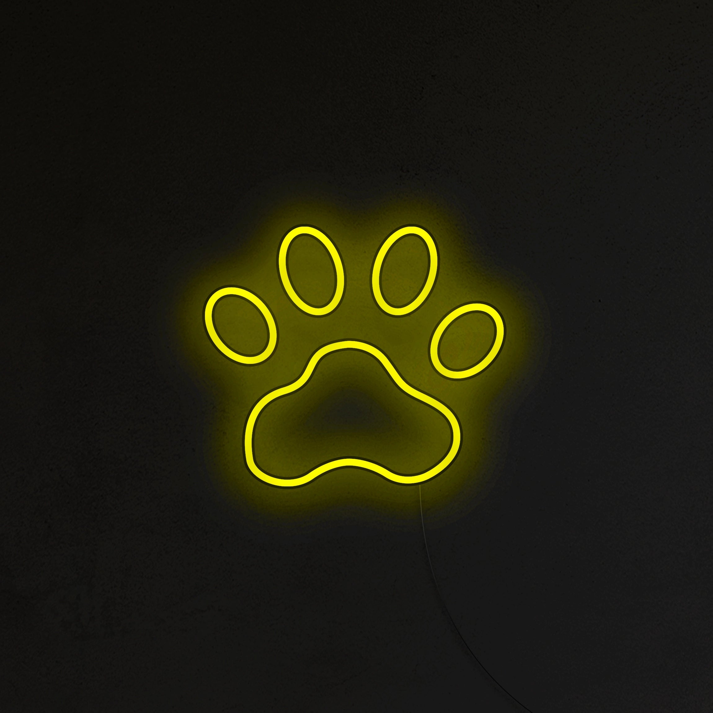 Łapka Pieska Neon LED