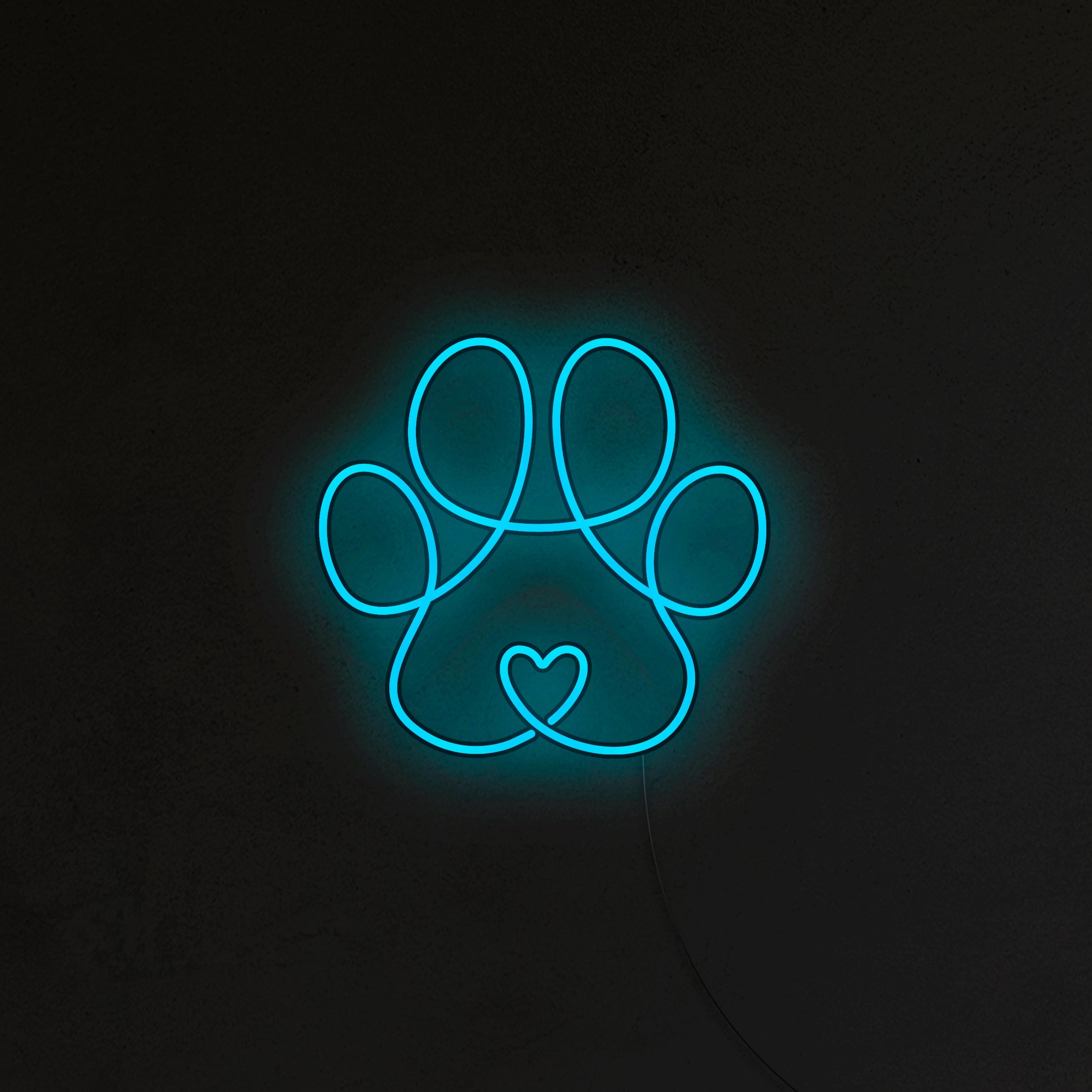 Łapka Pieska Neon LED