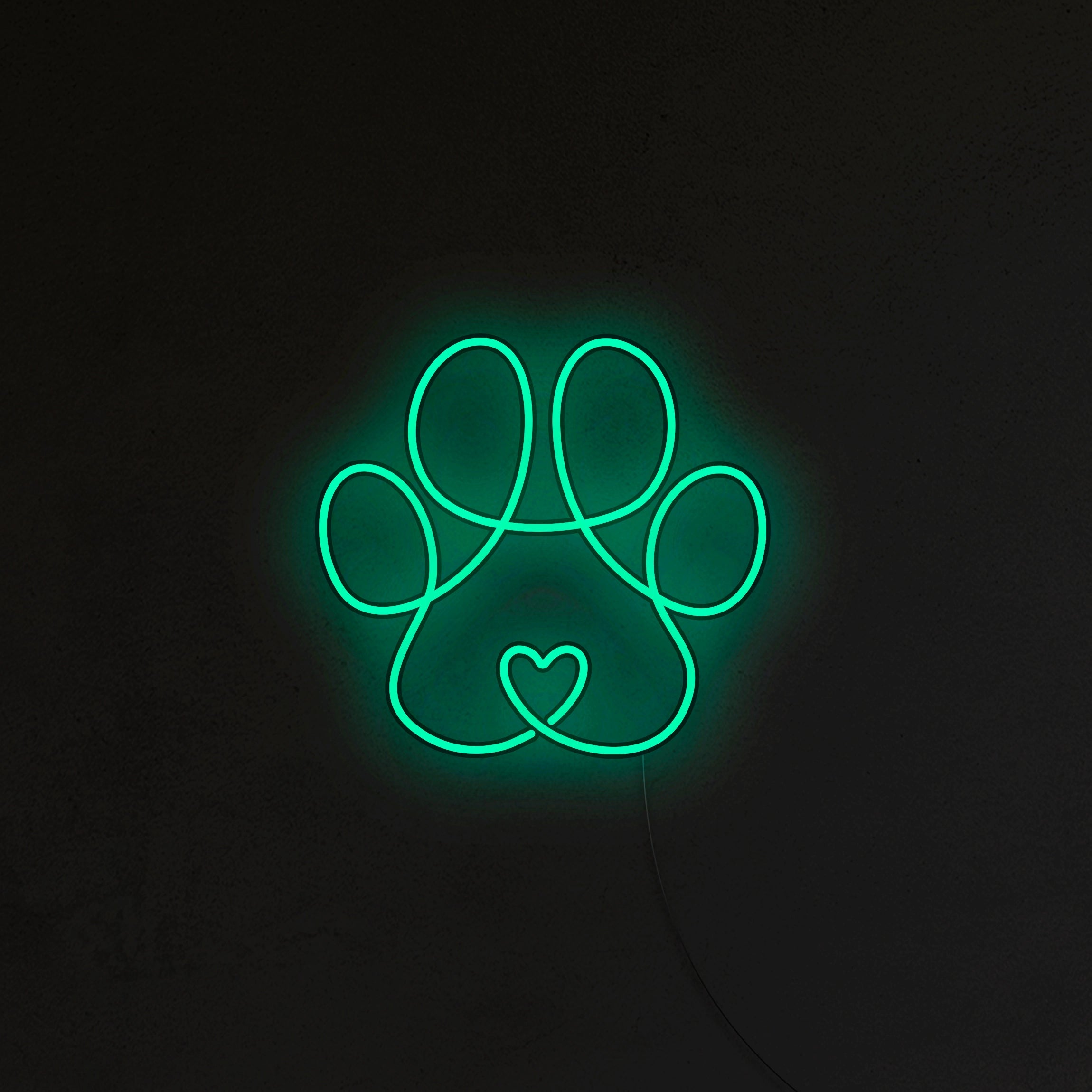 Łapka Pieska Neon LED