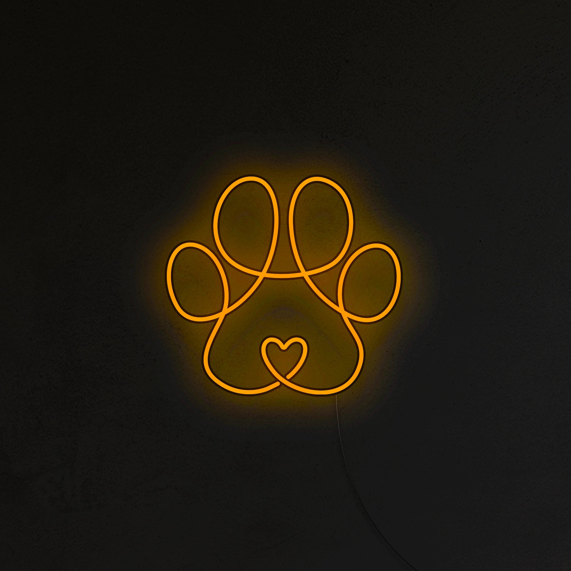 Łapka Pieska Neon LED