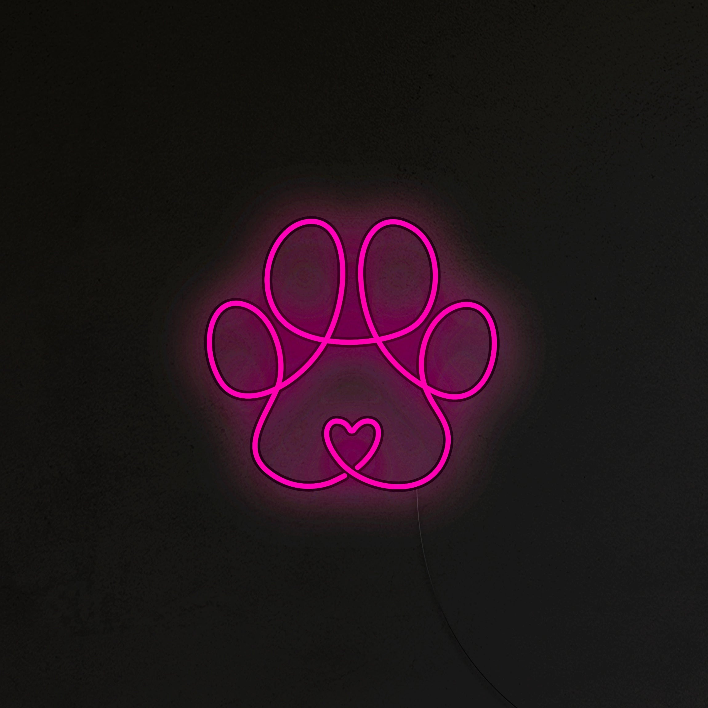 Łapka Pieska Neon LED