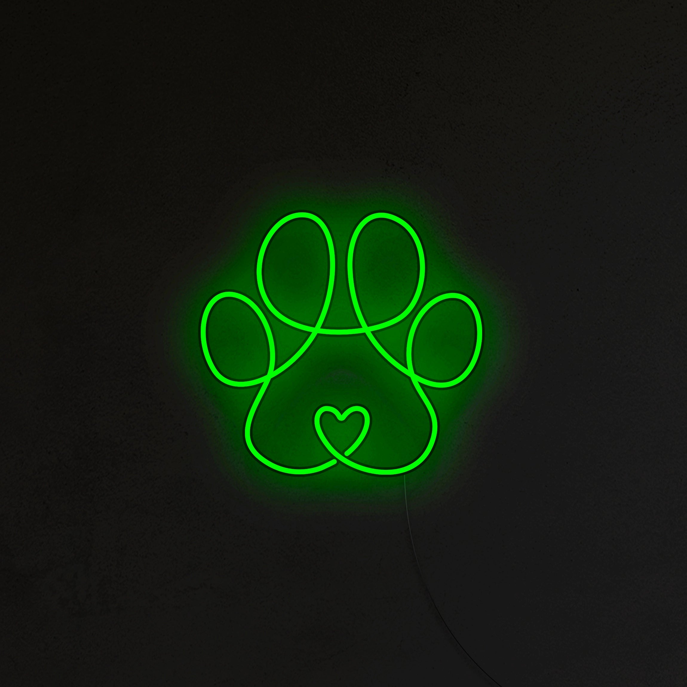 Łapka Pieska Neon LED