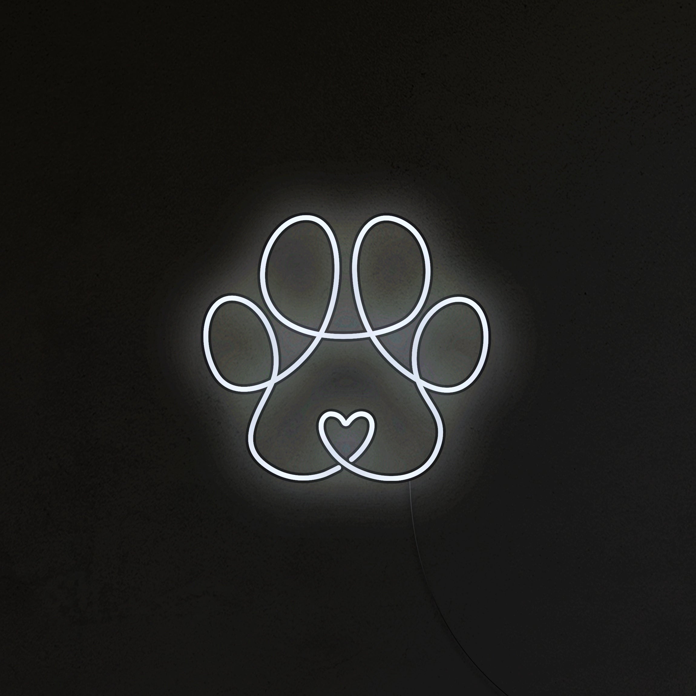 Łapka Pieska Neon LED