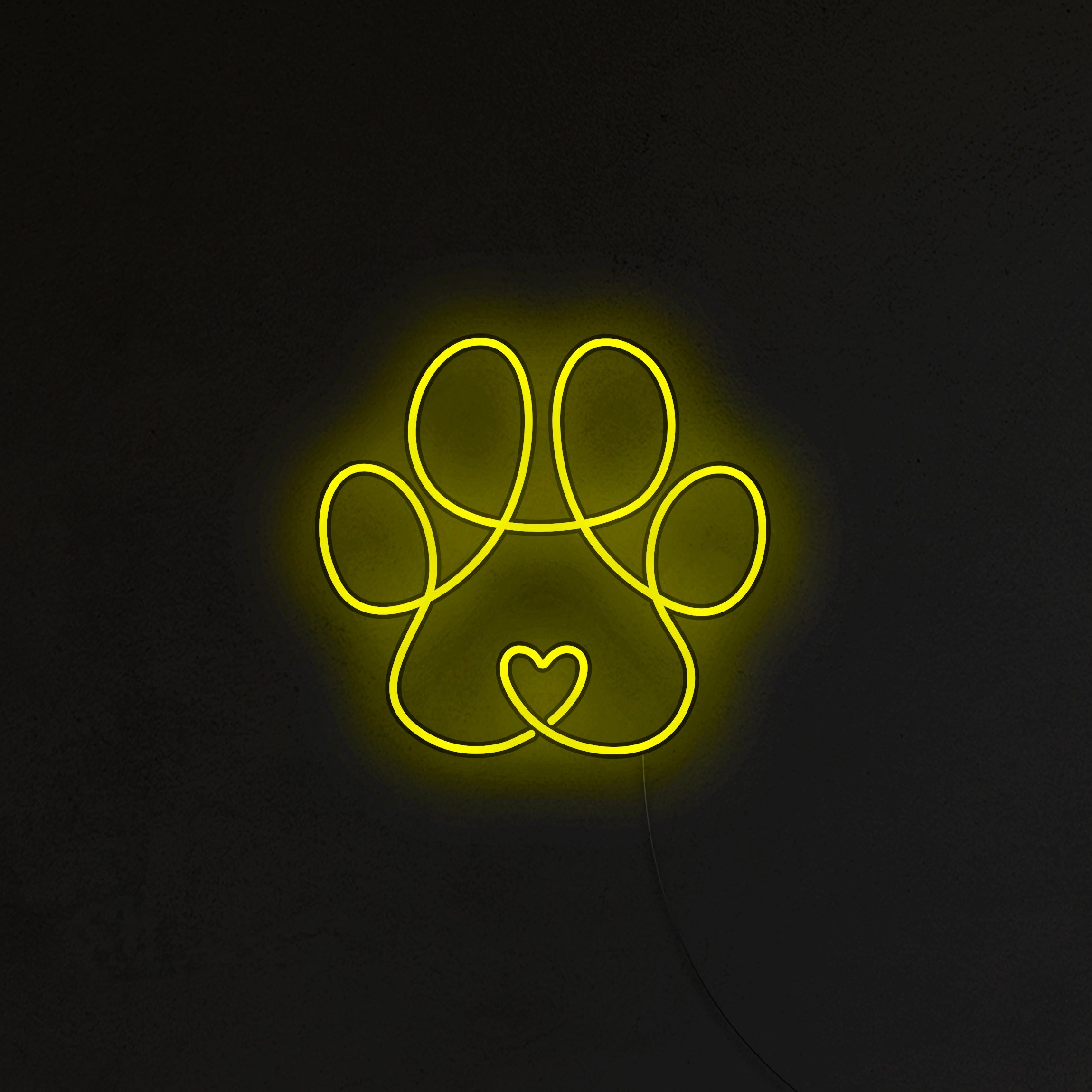 Łapka Pieska Neon LED