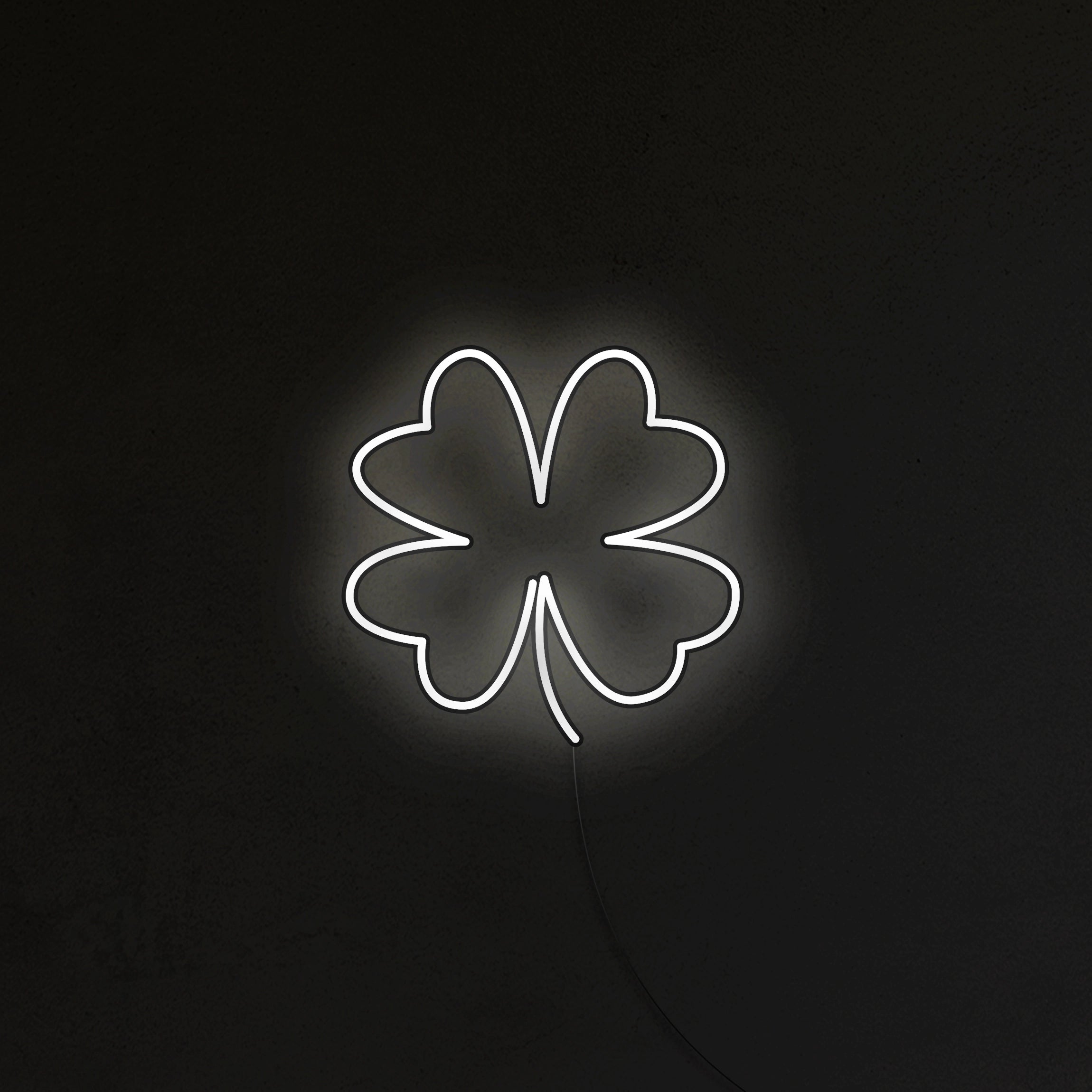 Liść Koniczyny Neon LED