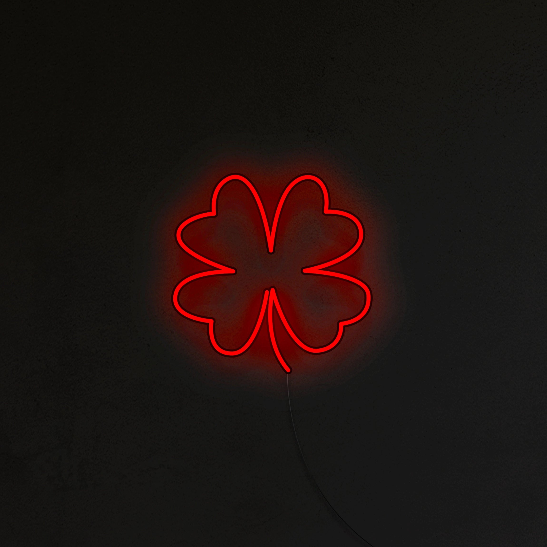 Liść Koniczyny Neon LED
