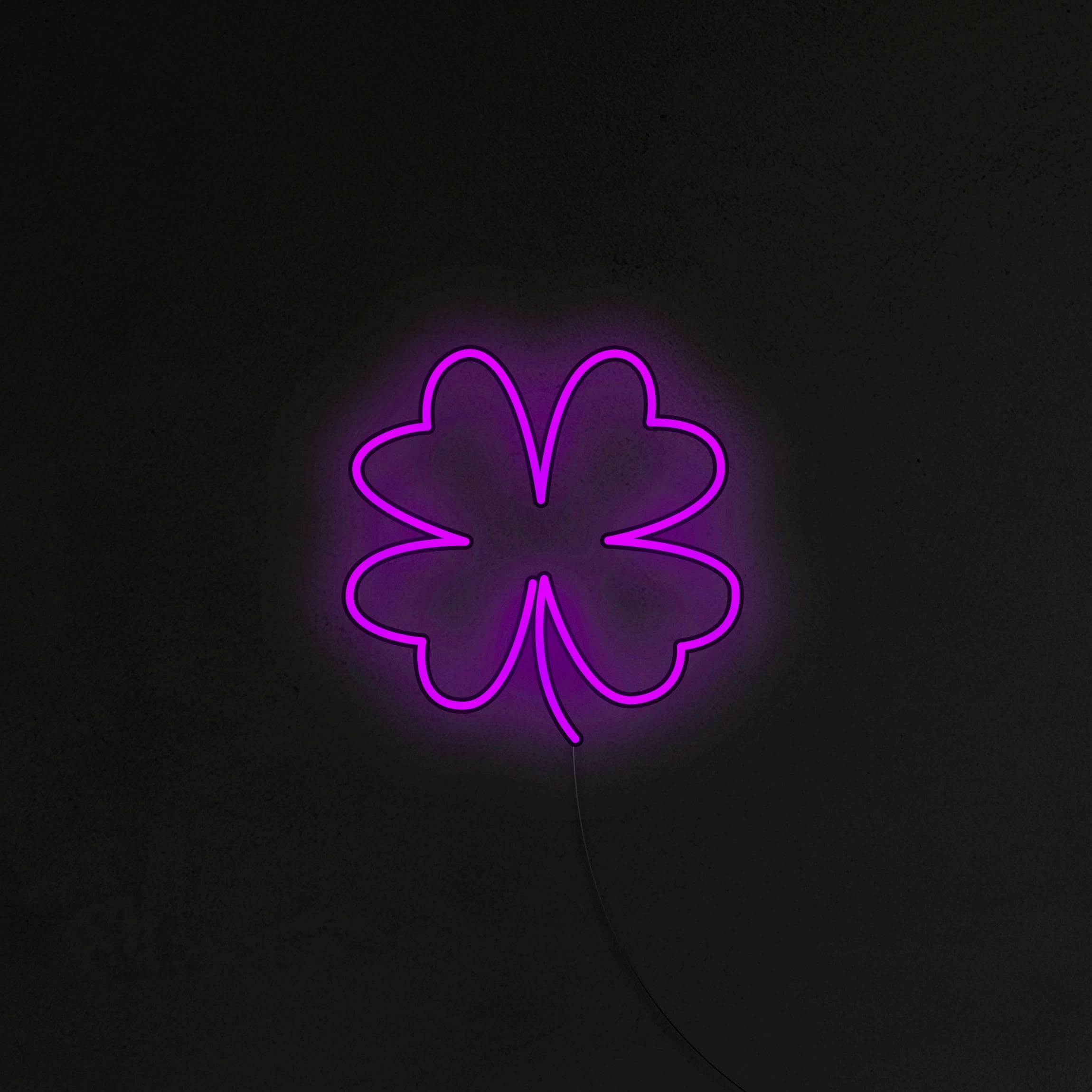 Liść Koniczyny Neon LED