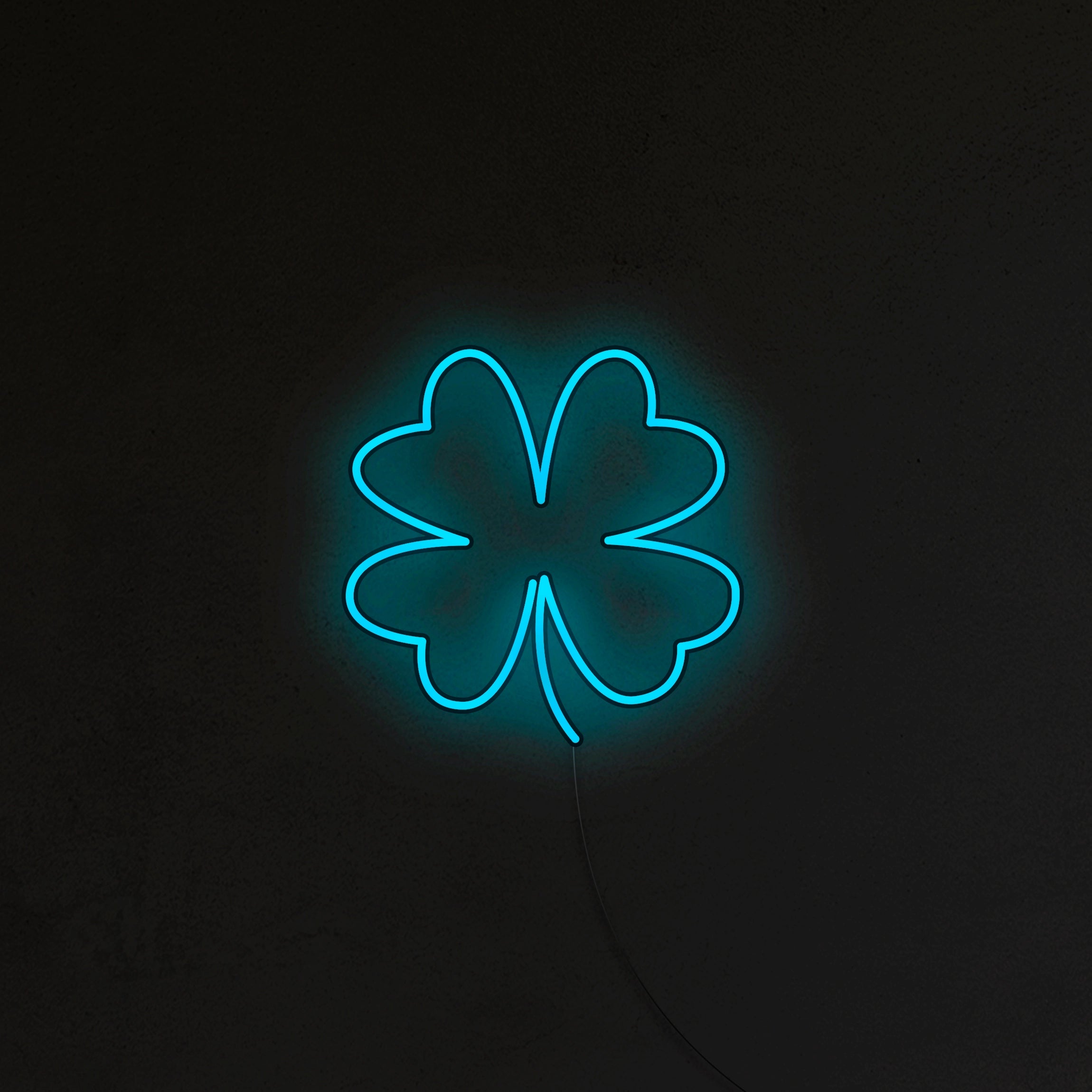Liść Koniczyny Neon LED