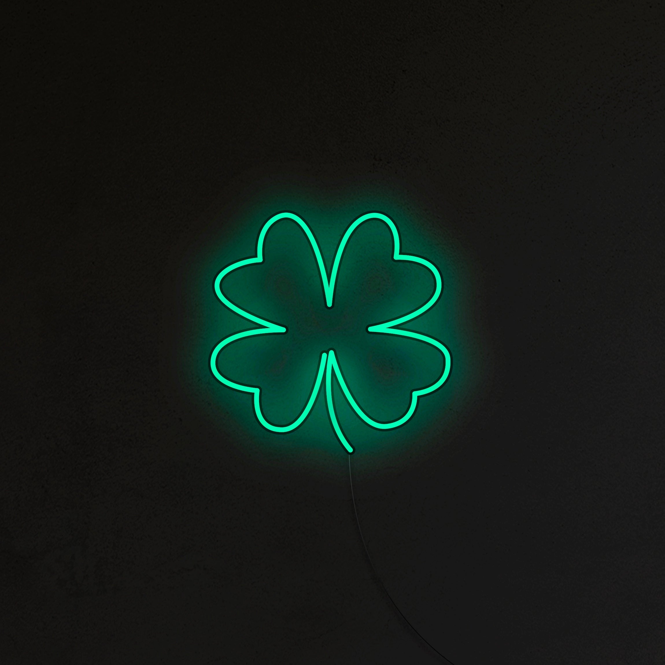 Liść Koniczyny Neon LED