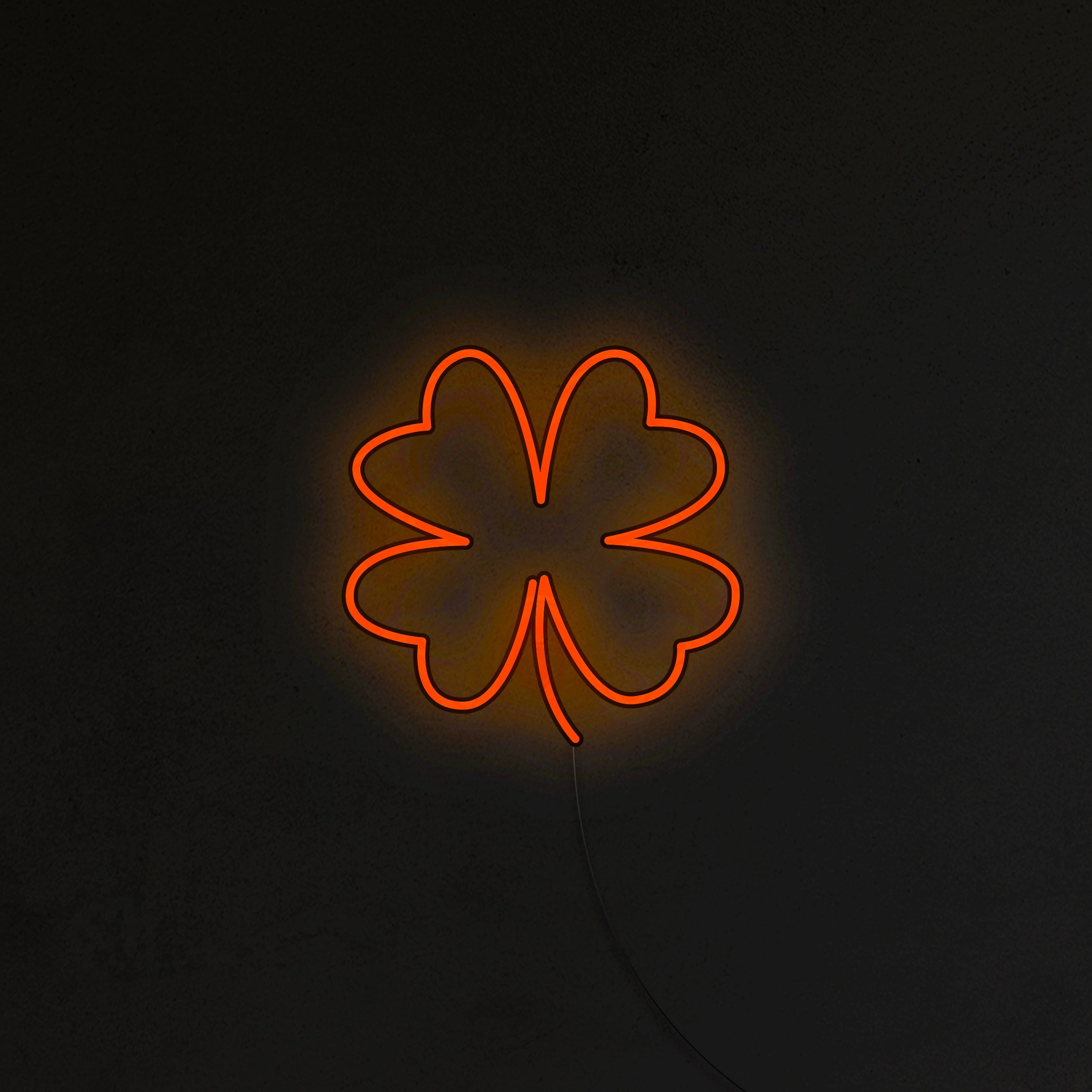 Liść Koniczyny Neon LED